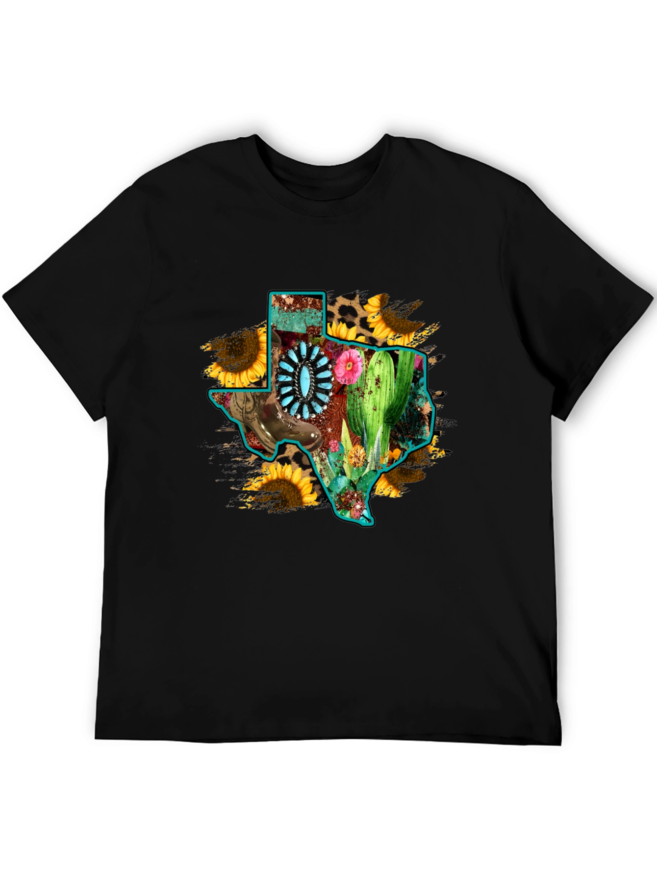 Texas State Pride Graphic Tee - Western Style