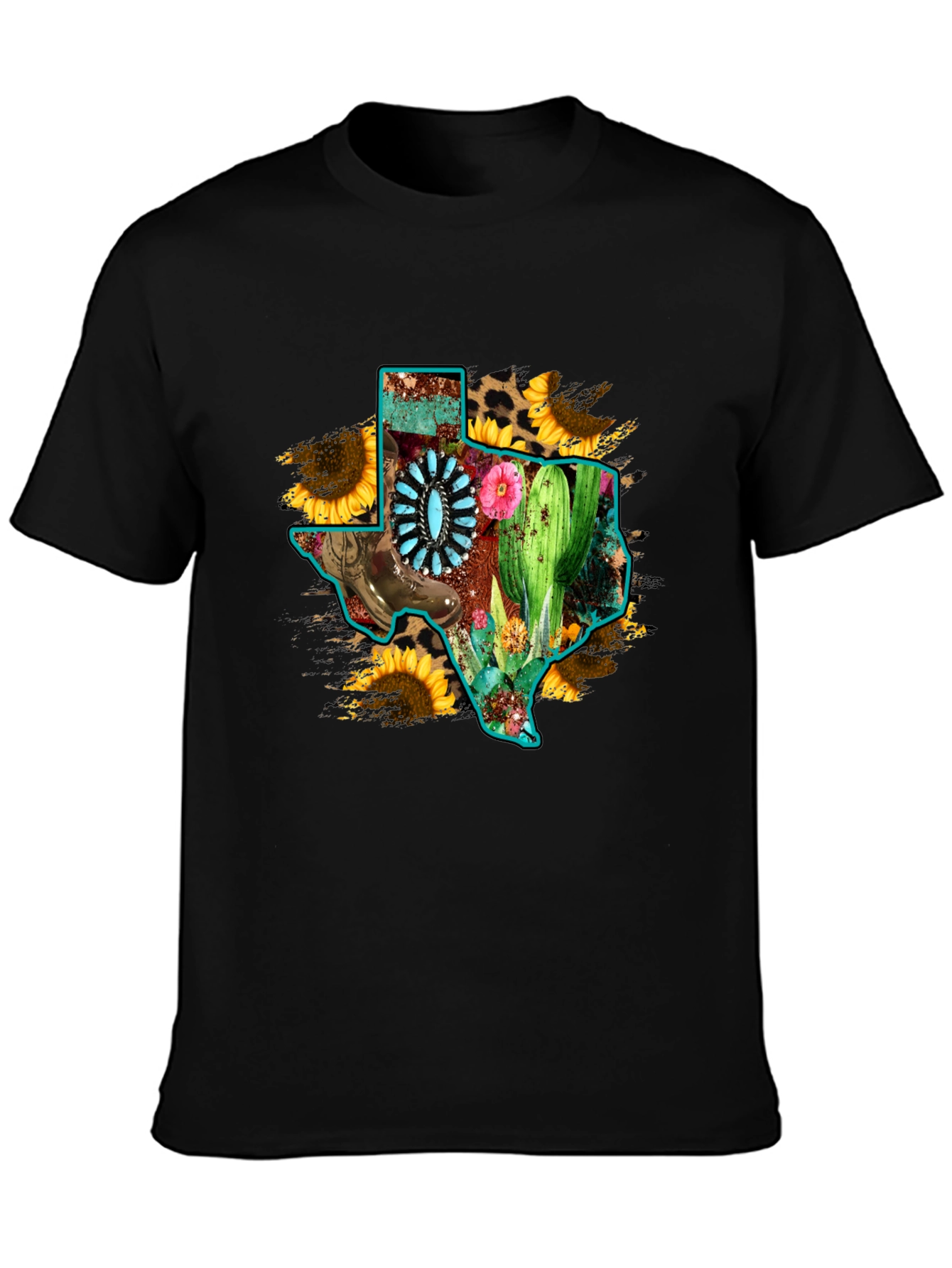 Texas State Pride Graphic Tee - Western Style