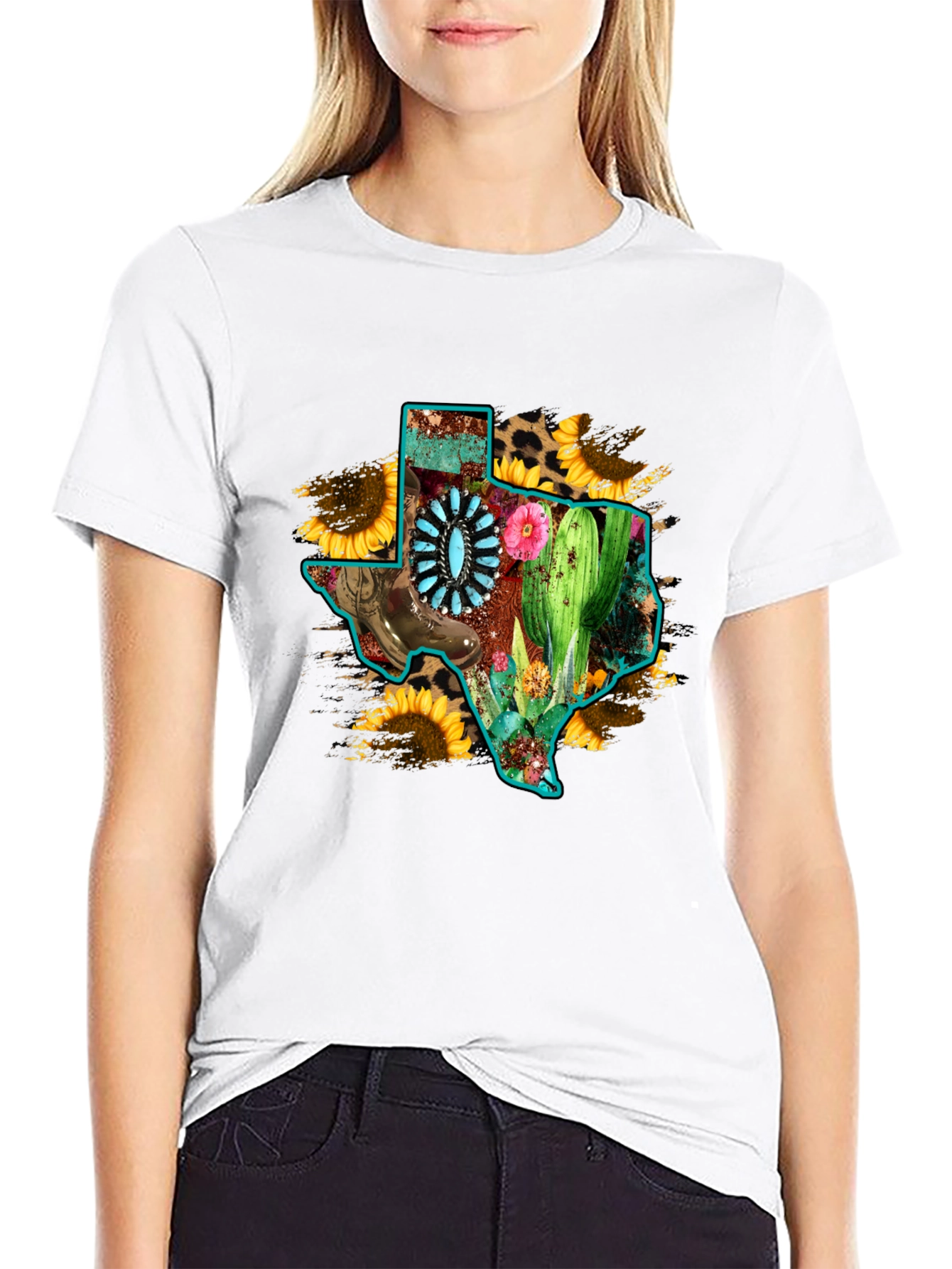 Texas State Pride Graphic Tee - Western Style