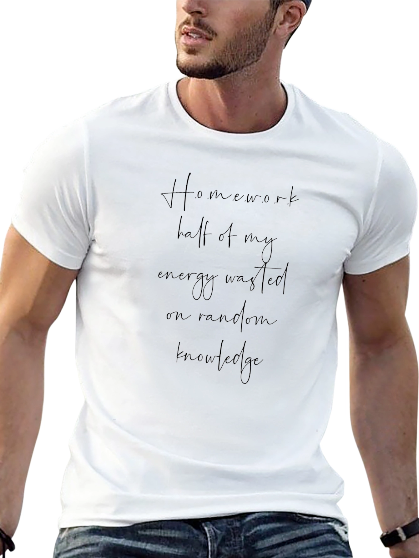 Homework Half Energy Black T-Shirt