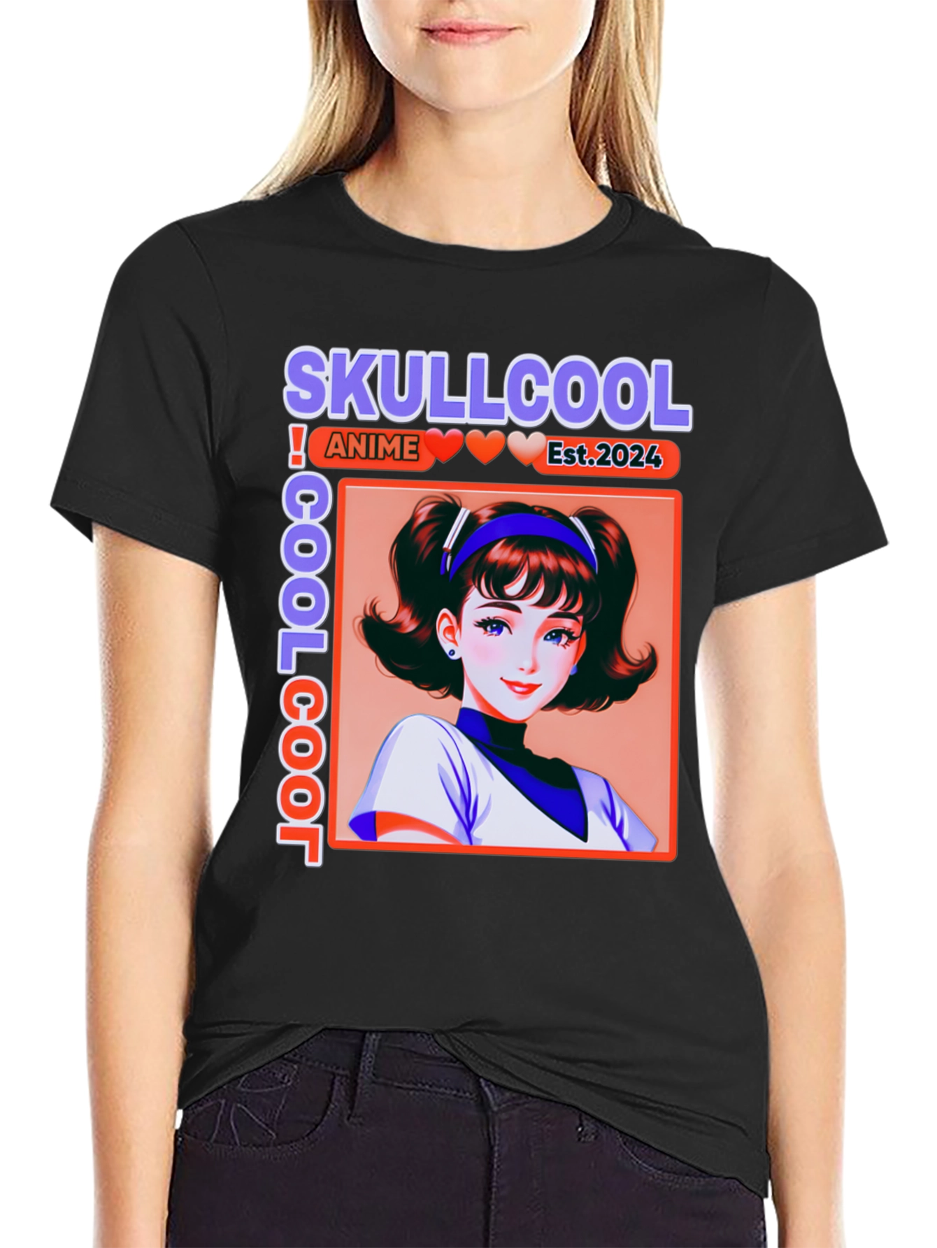 Skullcool Anime Girl T-Shirt
