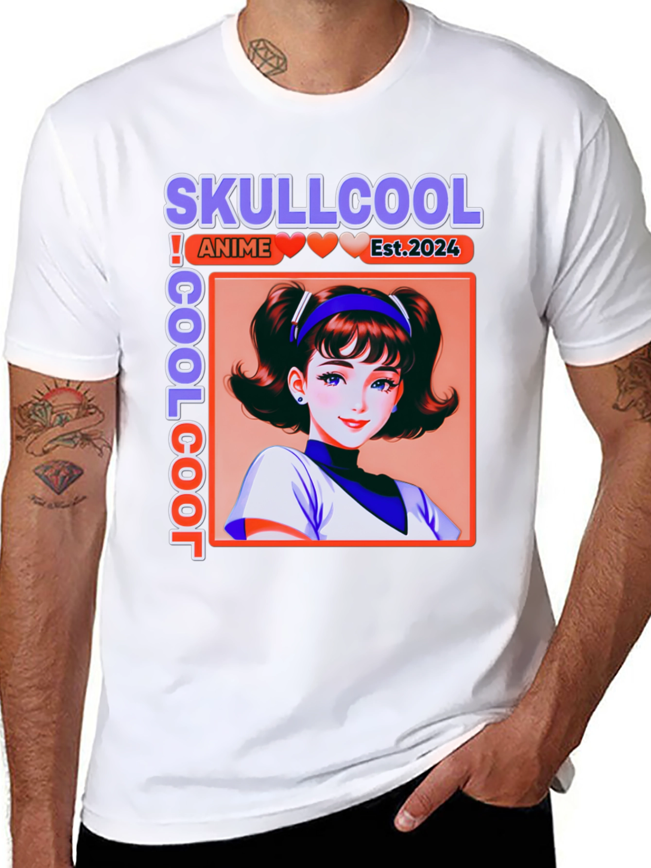 Skullcool Anime Girl T-Shirt