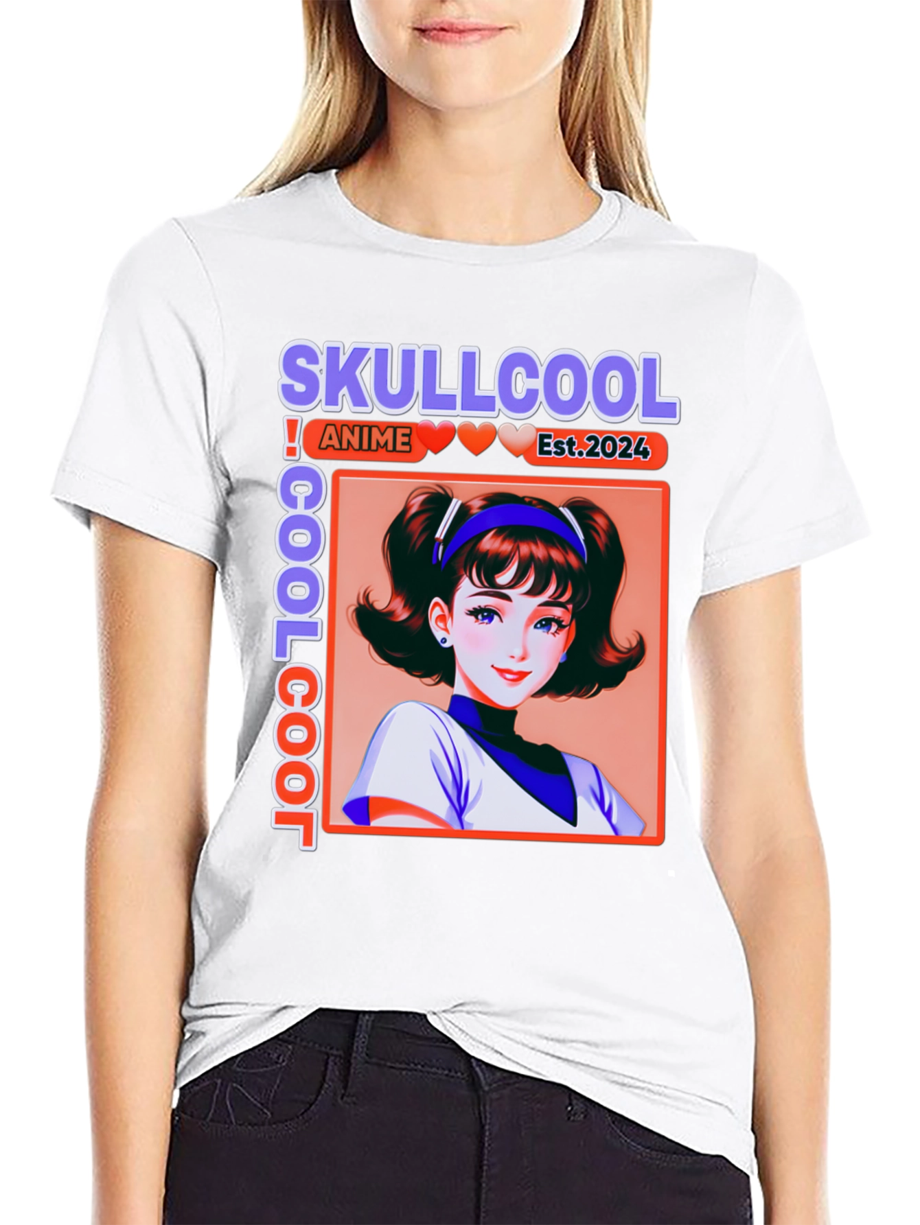 Skullcool Anime Girl T-Shirt