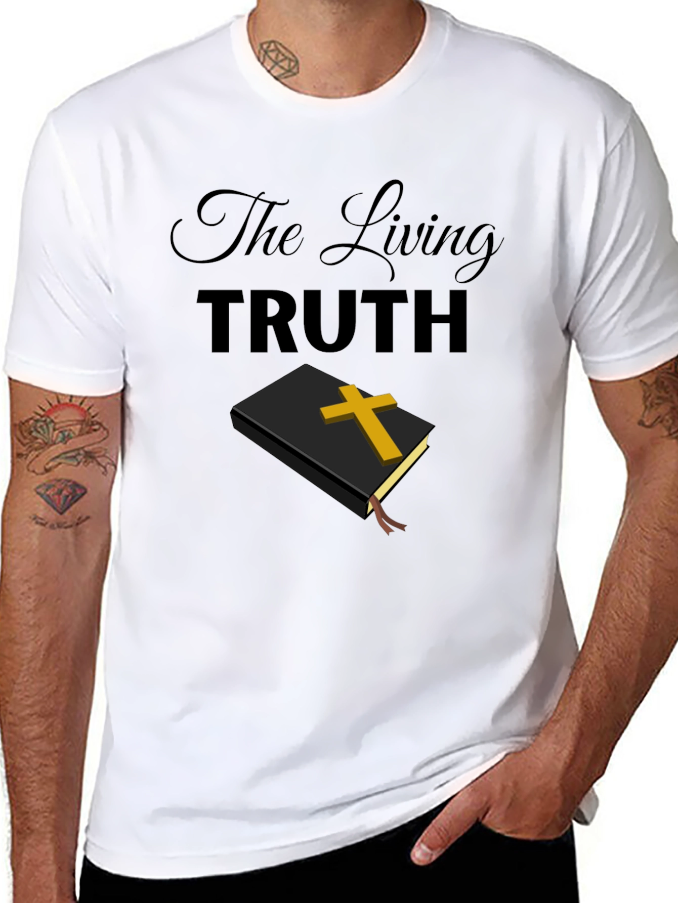 The Living Truth Graphic T-Shirt