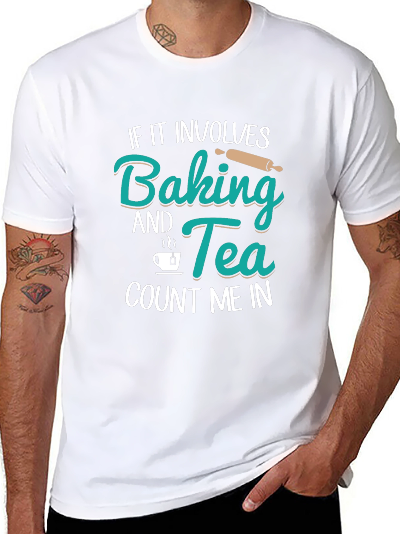 Baking & Tea T-Shirt - Count Me In