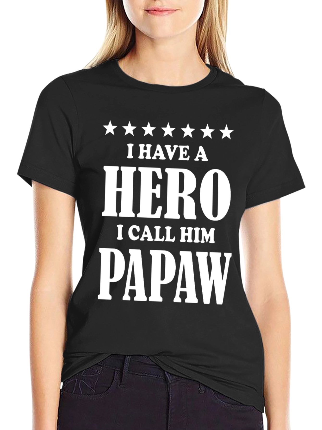 Hero Papaw T-Shirt - Gift for Grandpa