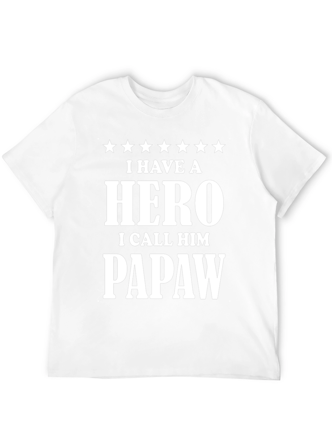 Hero Papaw T-Shirt - Gift for Grandpa