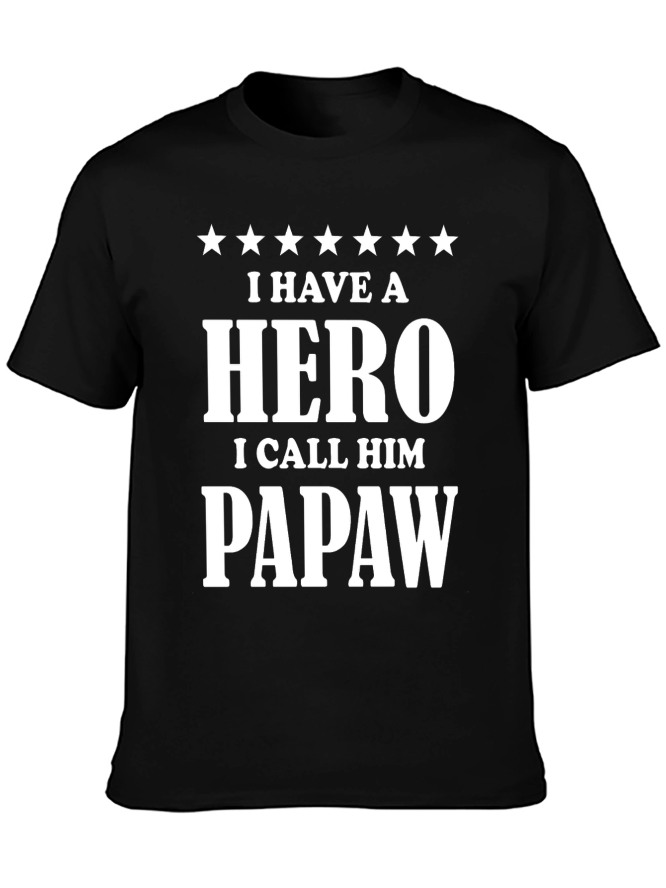 Hero Papaw T-Shirt - Gift for Grandpa