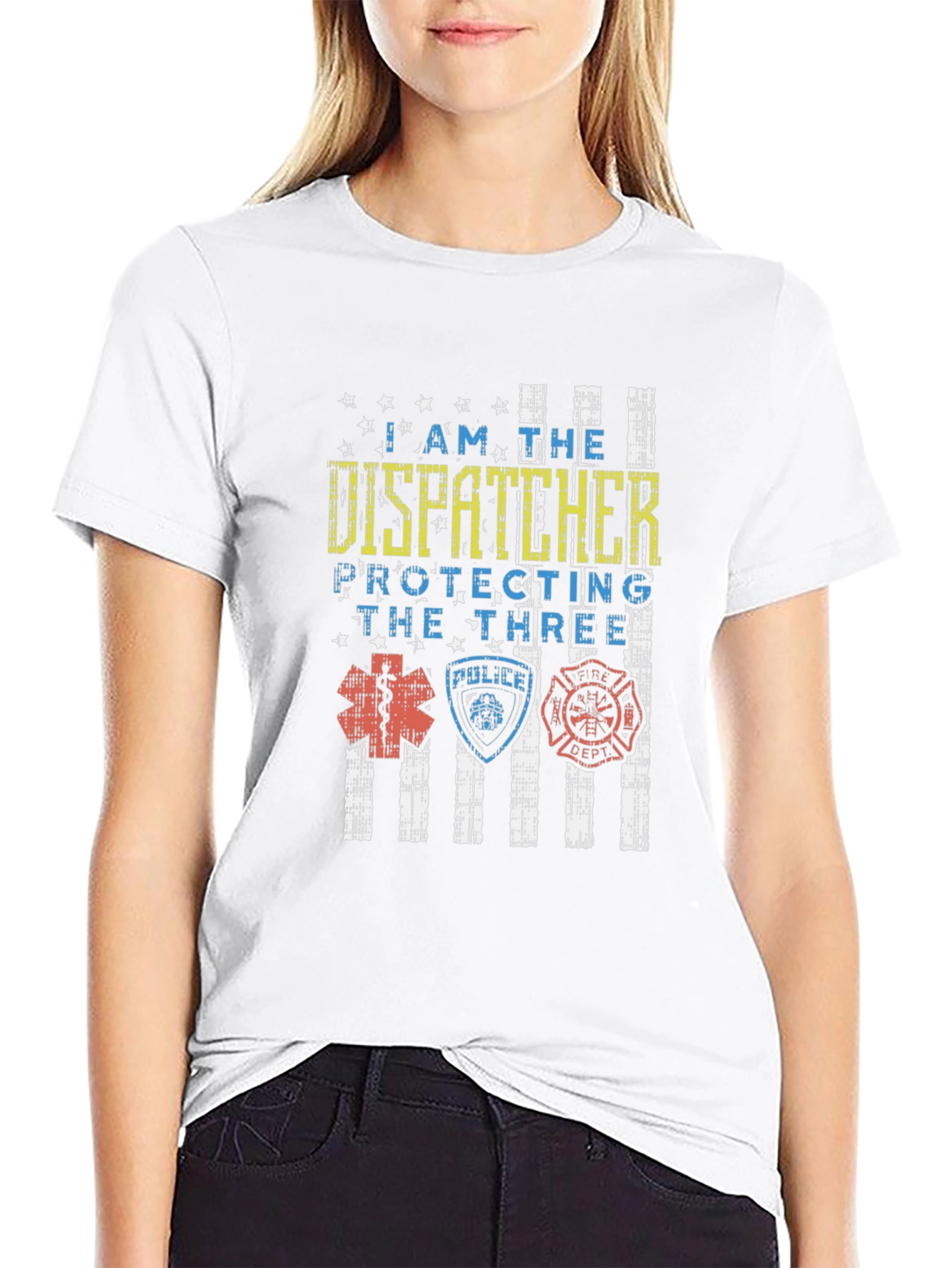Dispatcher Protecting The Three T-Shirt