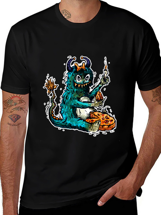 Monster Pizza Party Graphic T-Shirt