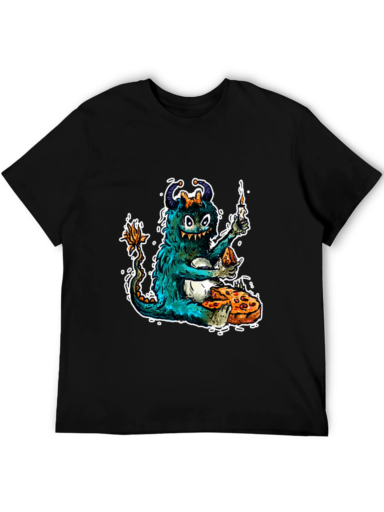 Monster Pizza Party Graphic T-Shirt