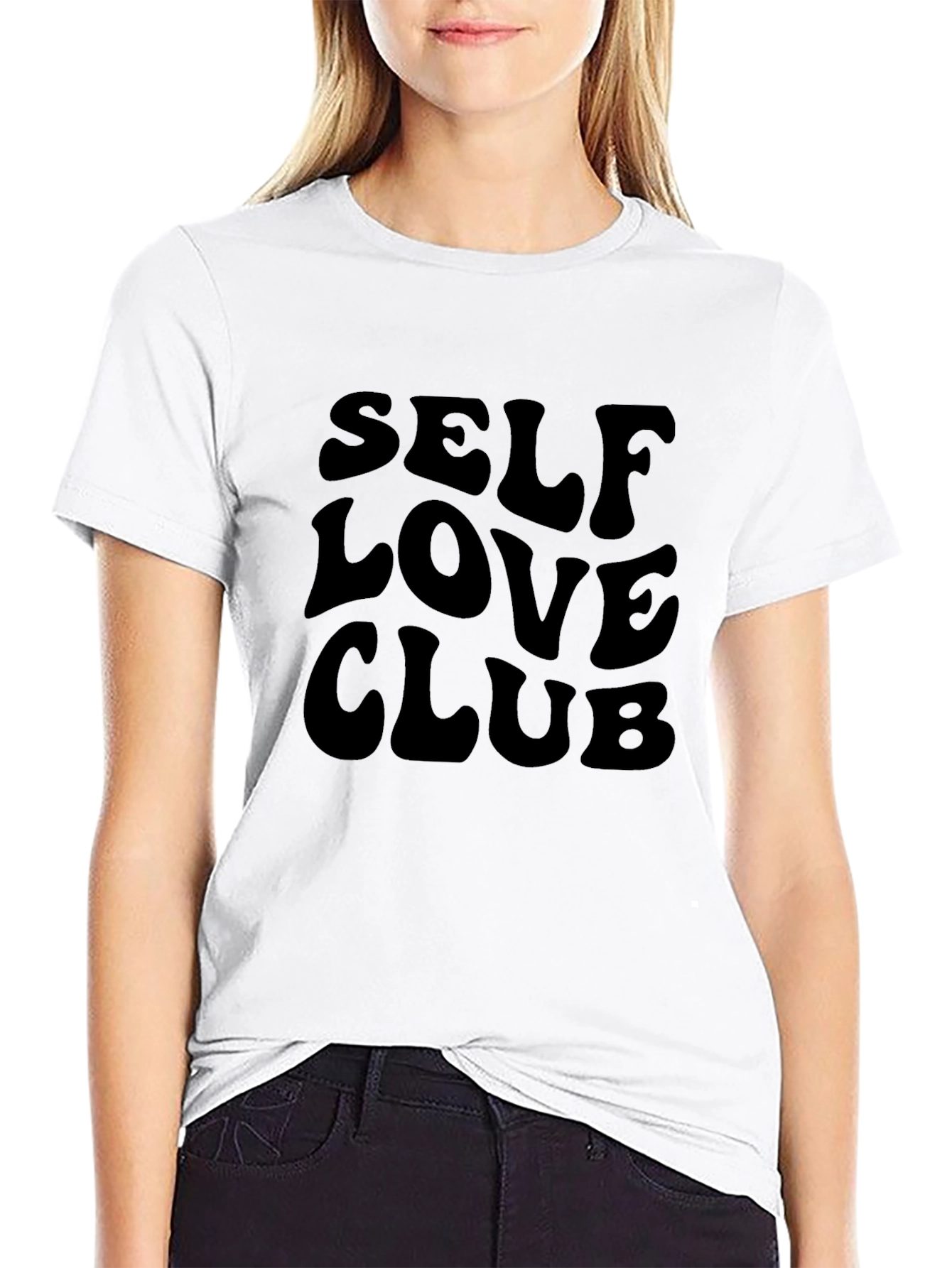 Self Love Club T-Shirt - Black Graphic Tee