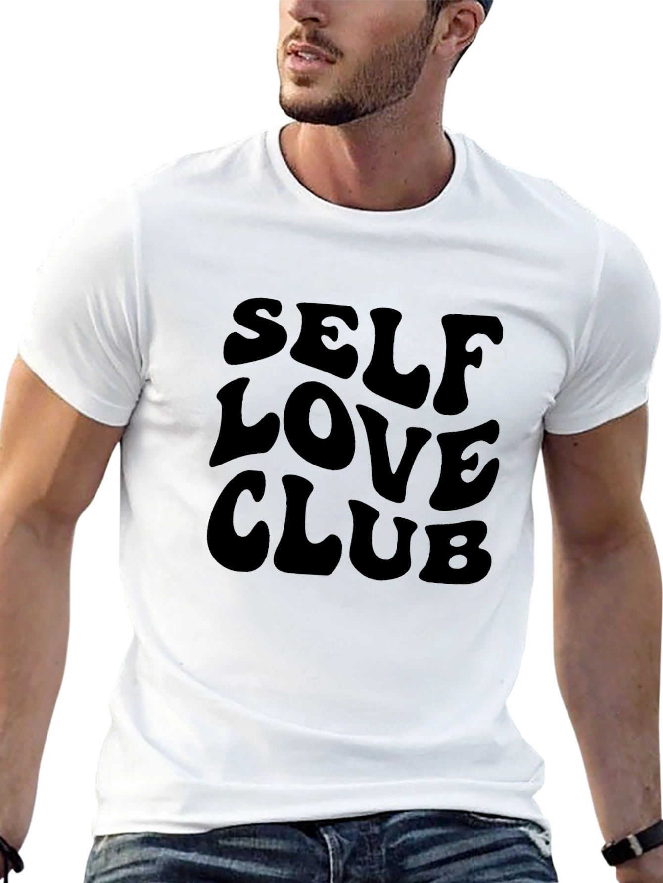 Self Love Club T-Shirt - Black Graphic Tee