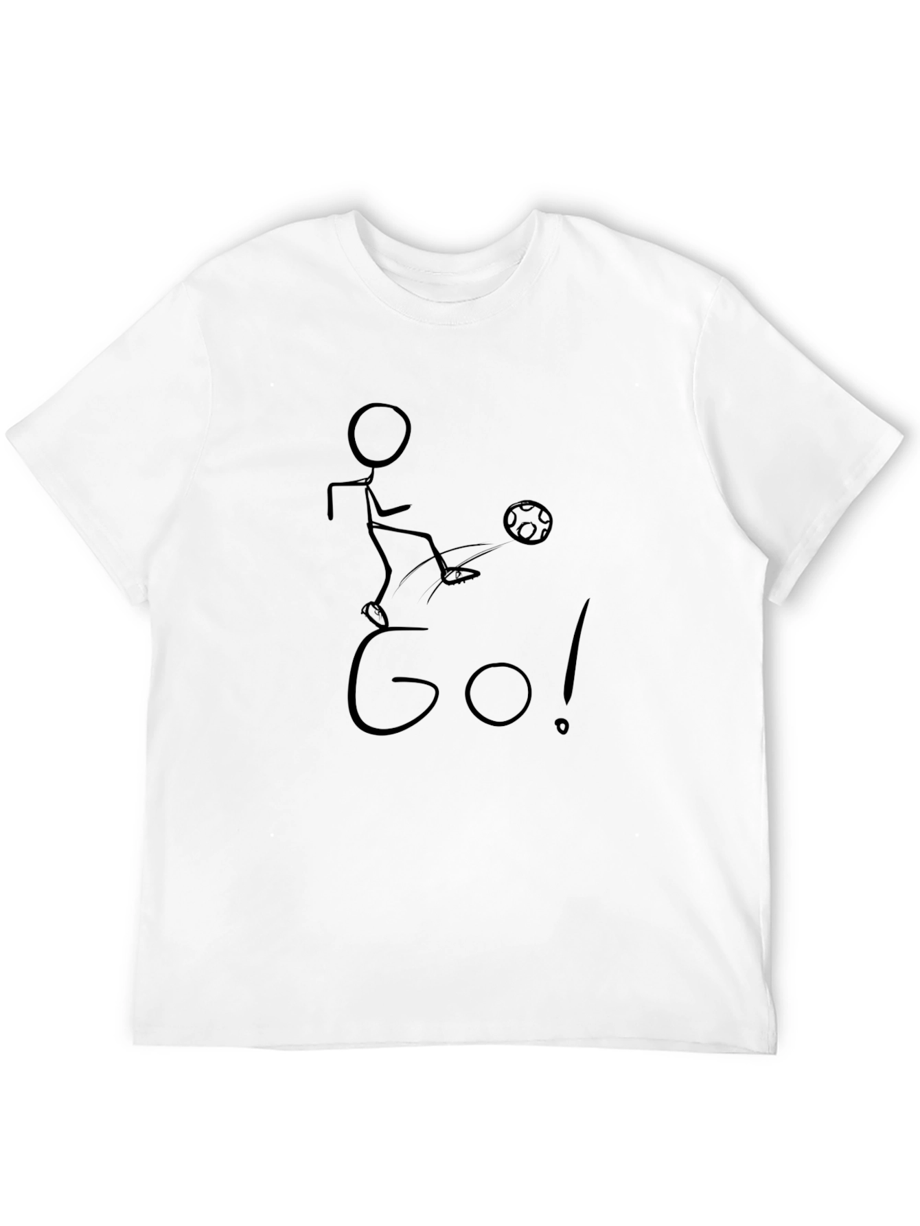 Soccer Stick Figure Graphic Tee