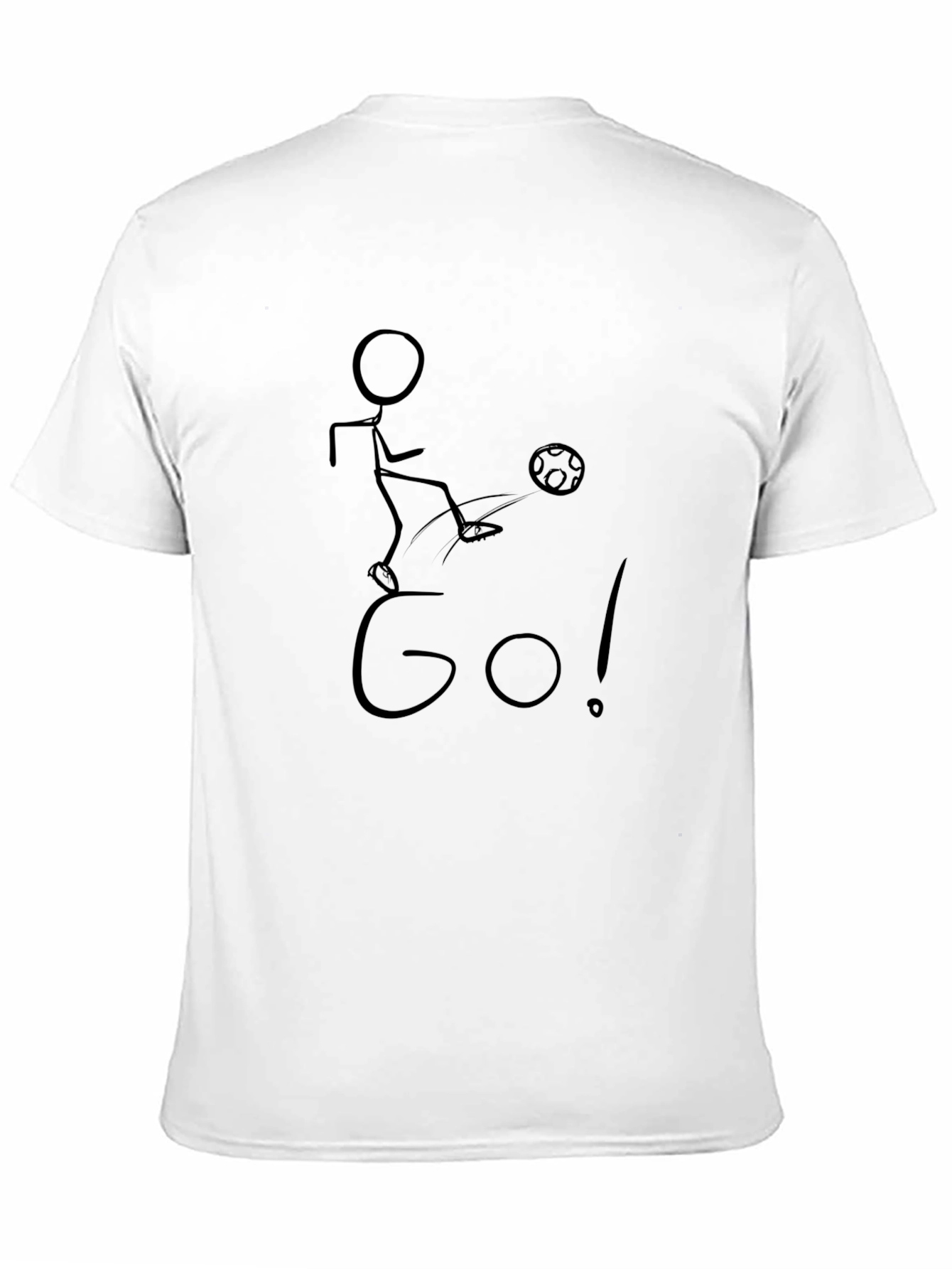 Soccer Stick Figure Graphic Tee