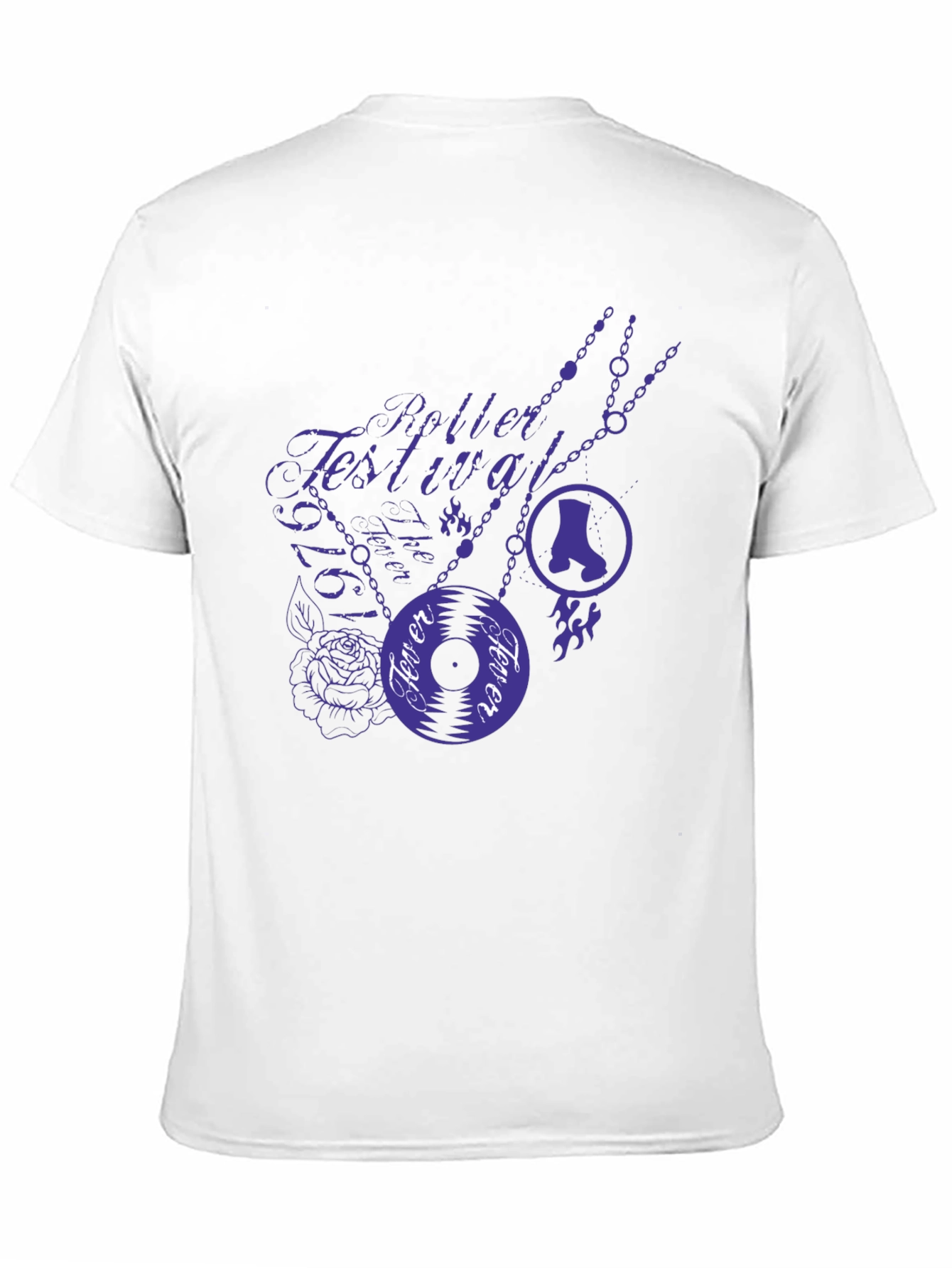 Roller Festival Fever Tee - Stylish Graphic Print T-Shirt