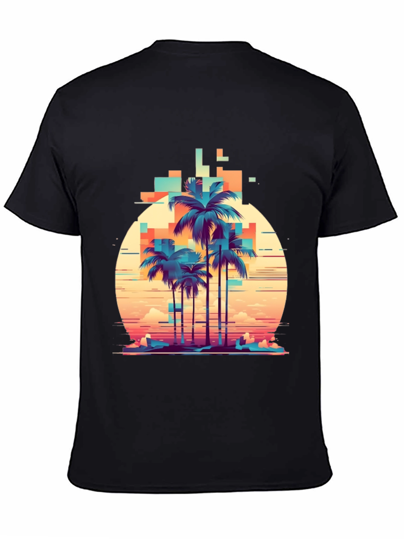 Retro Palm Tree Graphic T-Shirt