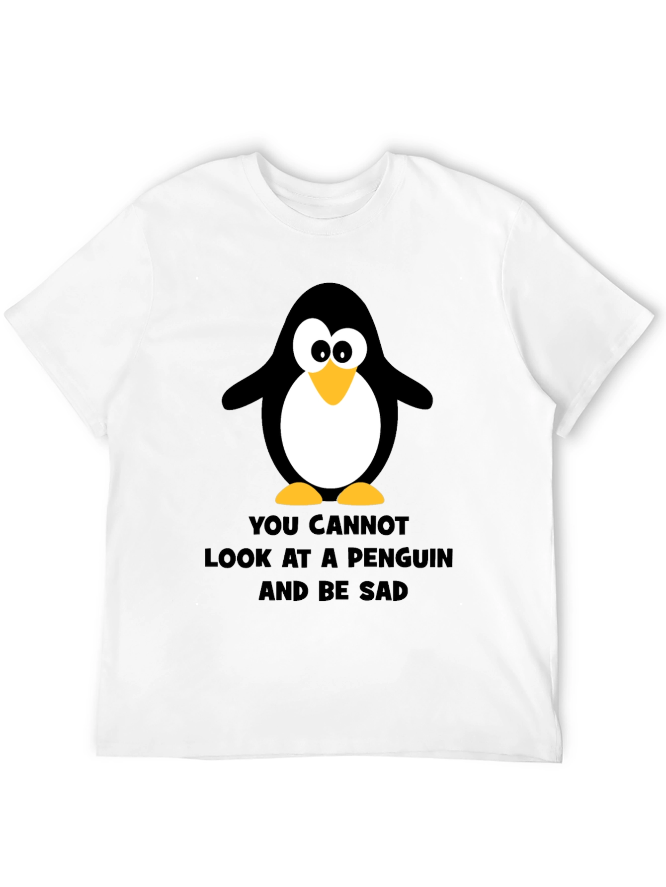 Penguin Graphic Tee - Black Humor T-Shirt