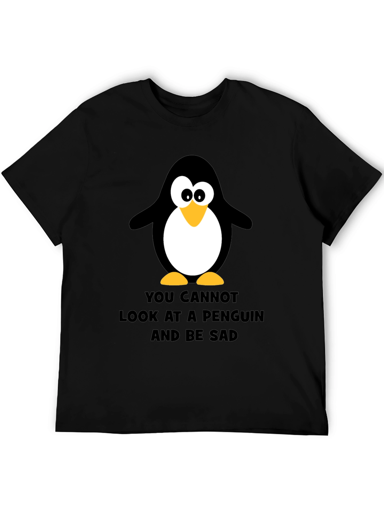Penguin Graphic Tee - Black Humor T-Shirt