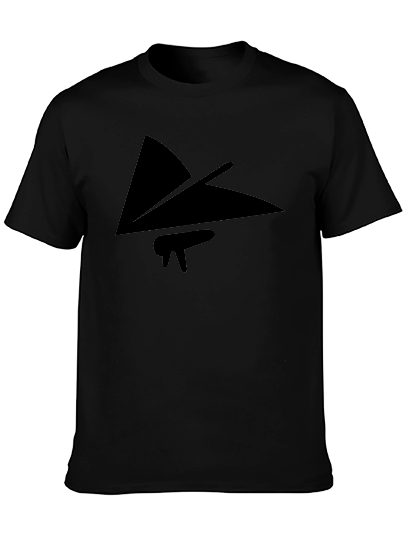 Minimalist Graphic Tee - Modern Black Shirt