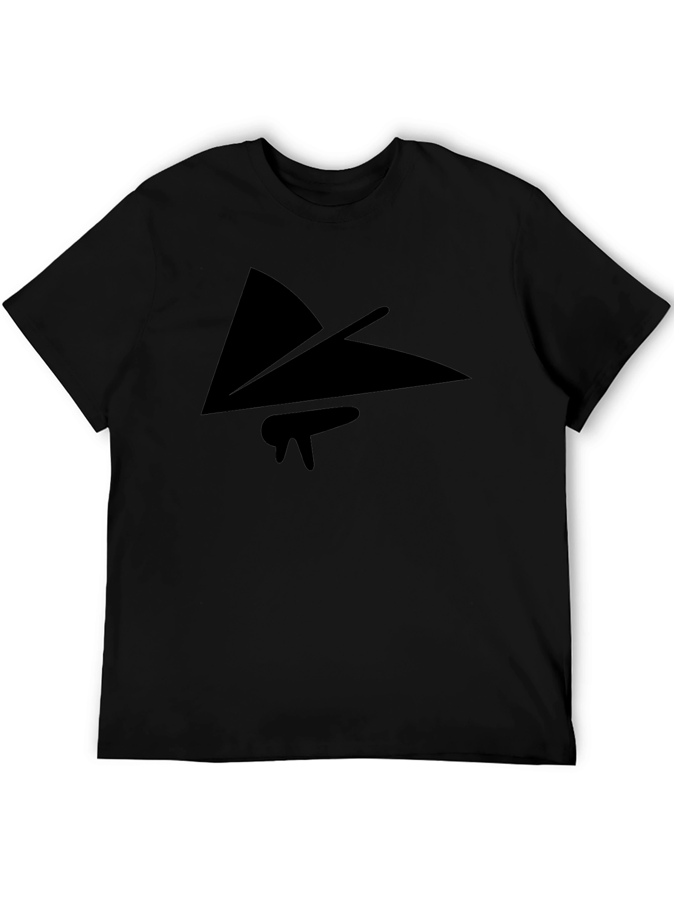 Minimalist Graphic Tee - Modern Black Shirt
