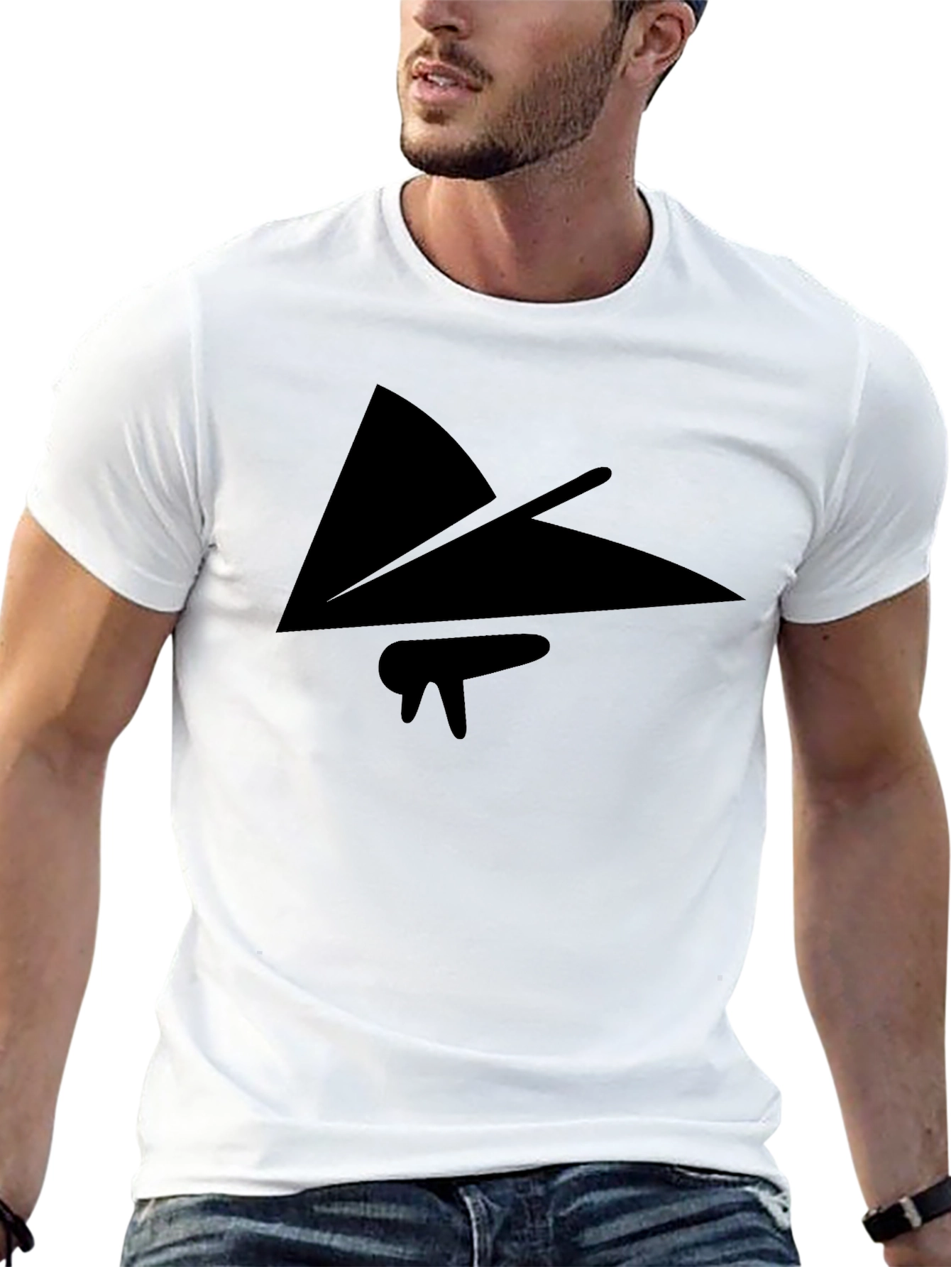 Minimalist Graphic Tee - Modern Black Shirt