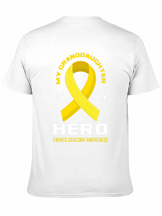 My Granddaughter is My Hero Ewing Sarcoma Awareness T-Shirt