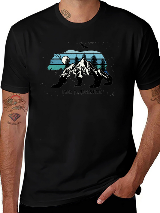 Dare to Adventure Black Bear Graphic Tee
