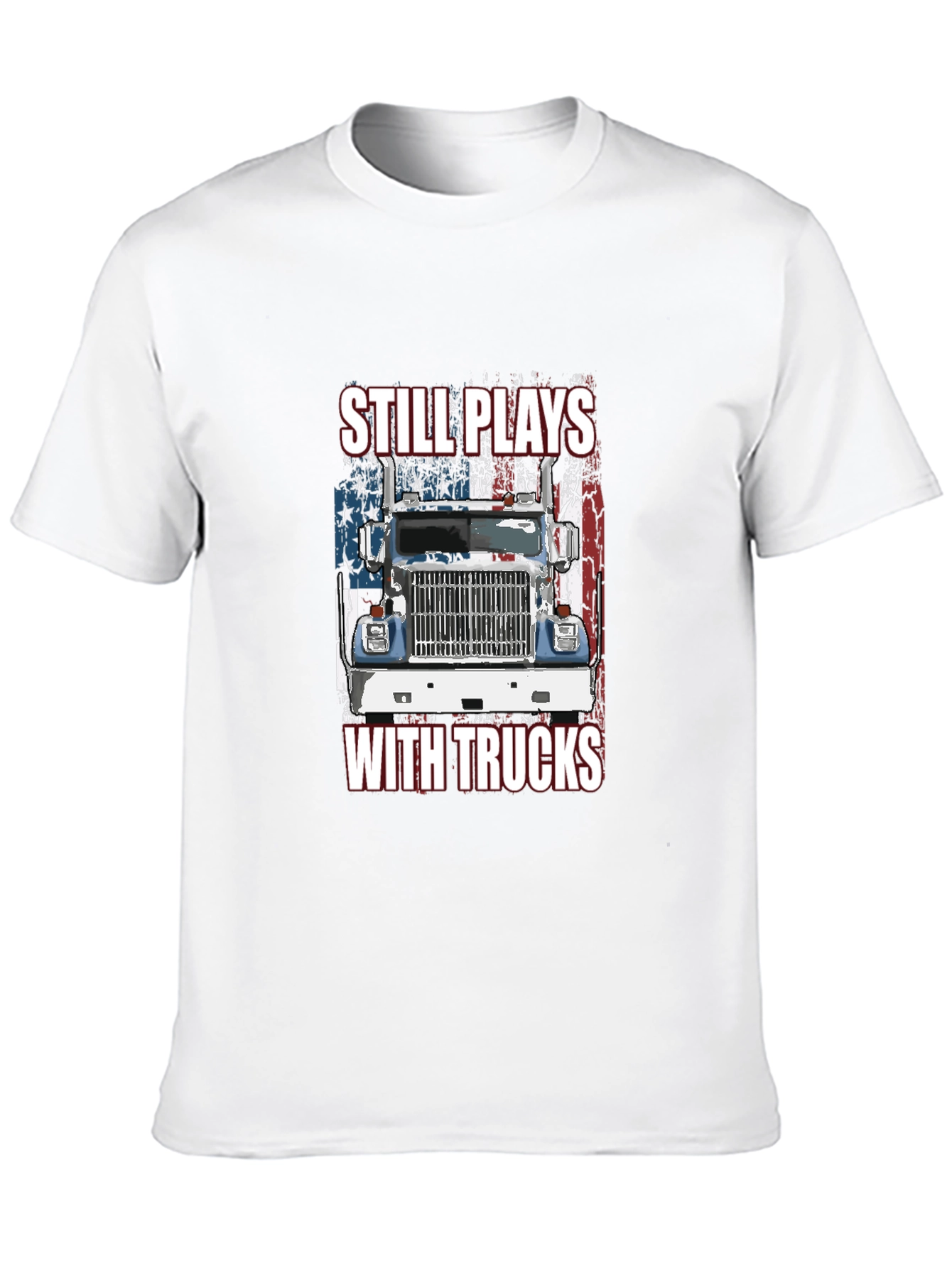 Still Plays With Trucks Graphic Tee