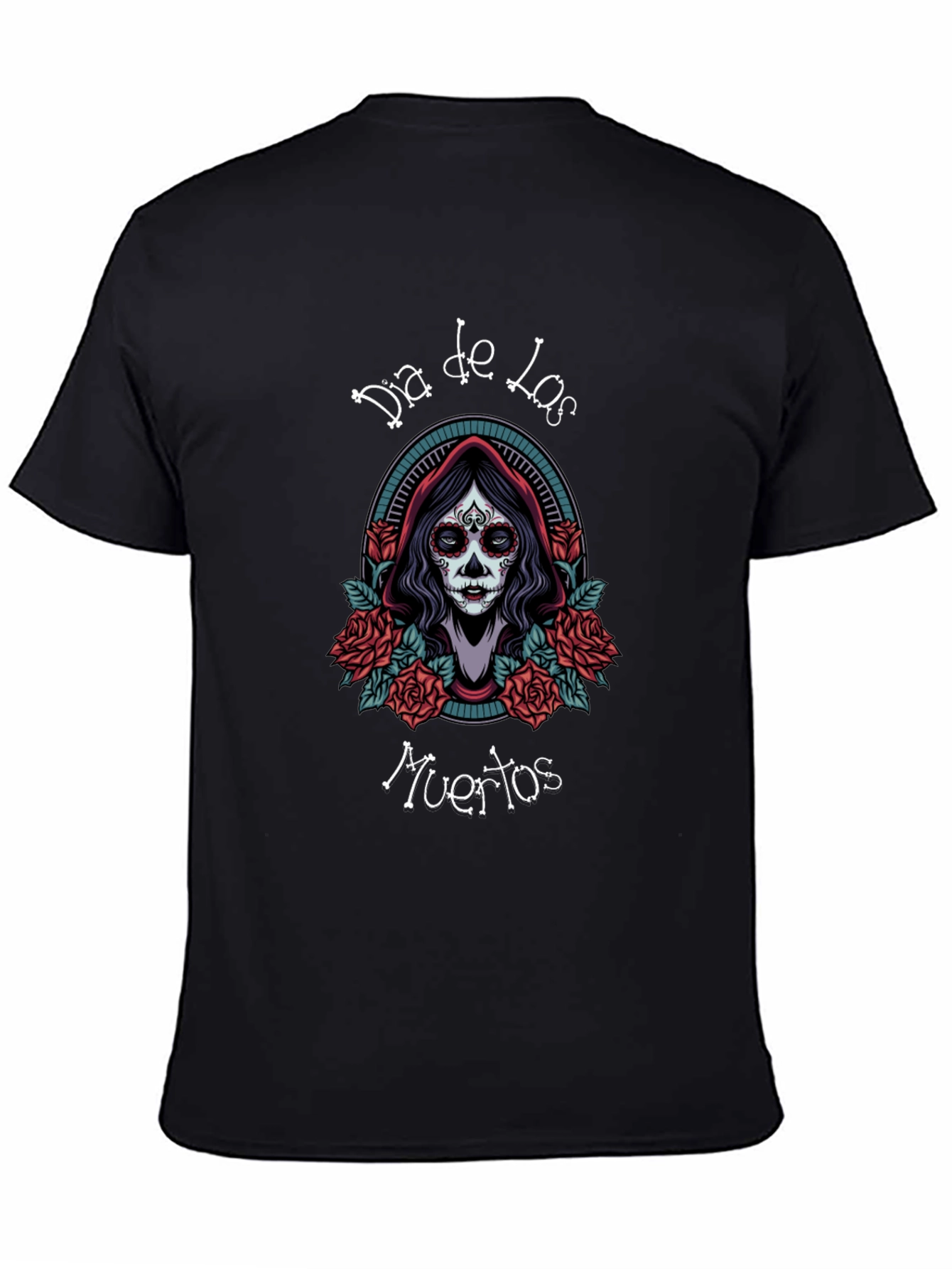 Dia de los Muertos T-Shirt Sugar Skull Graphic Tee