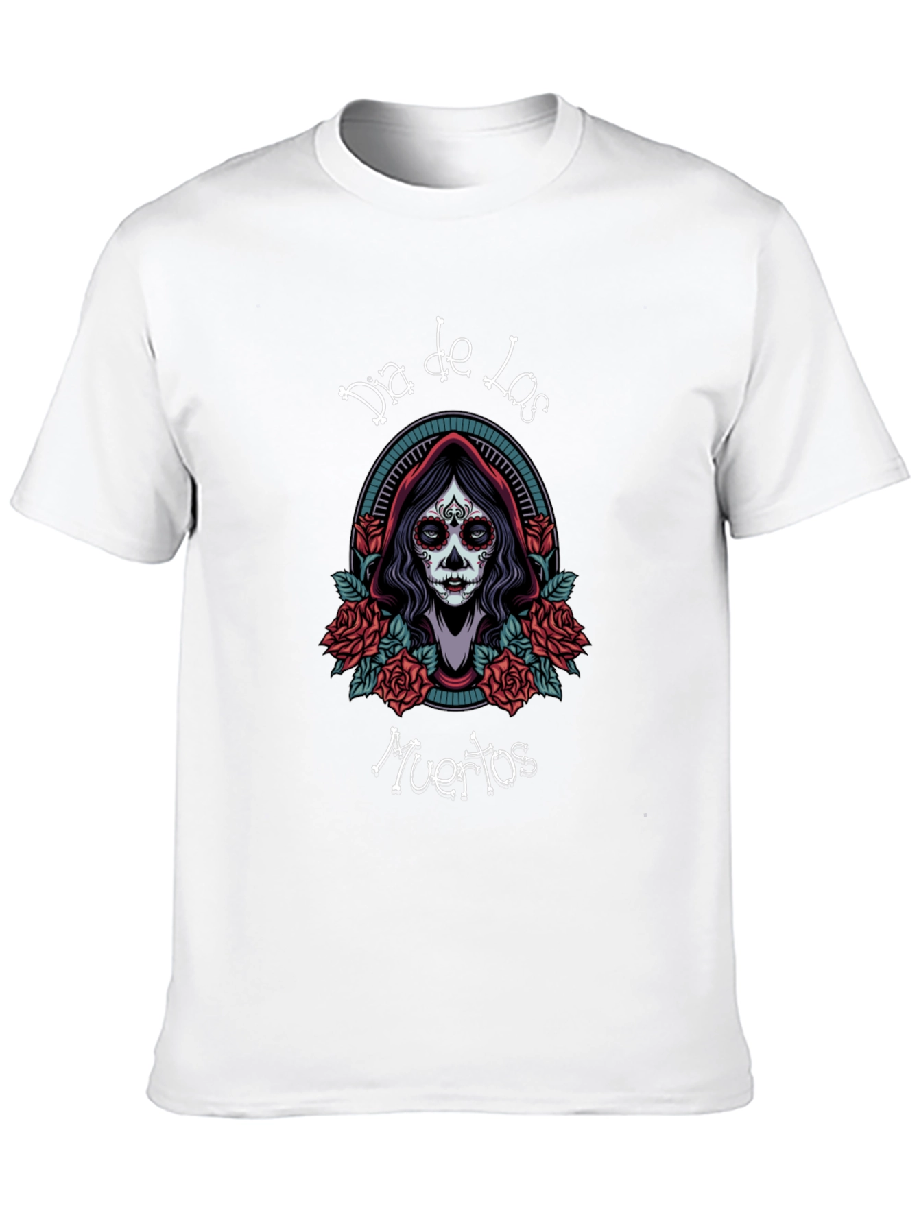 Dia de los Muertos T-Shirt Sugar Skull Graphic Tee