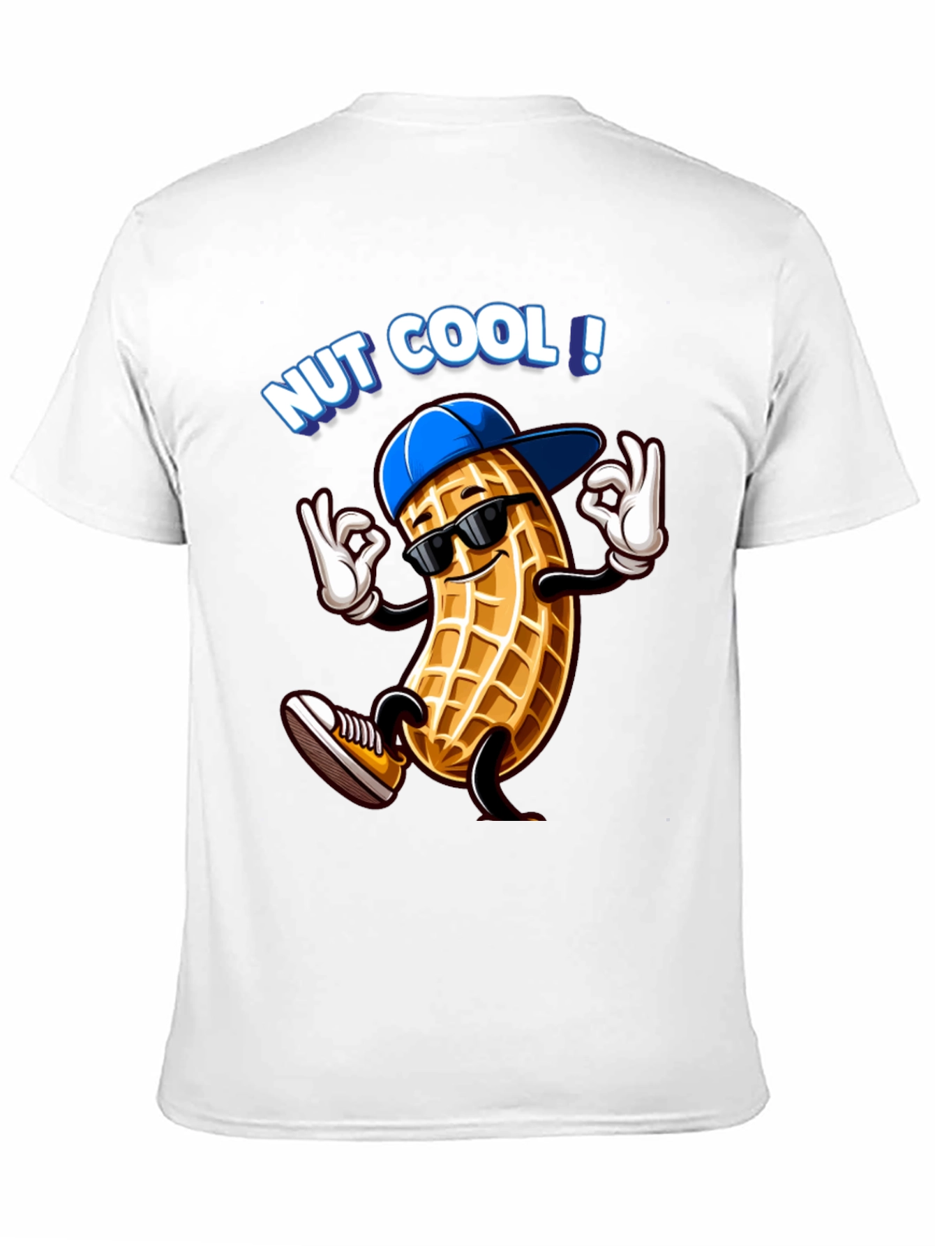 Nut Cool Graphic T-Shirt - Funny Peanut Design