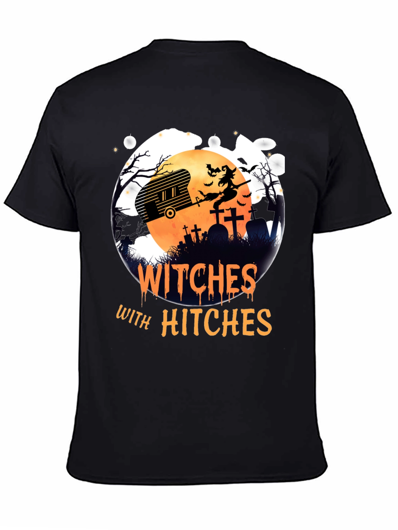 Witches with Hitches Halloween Graphic Tee