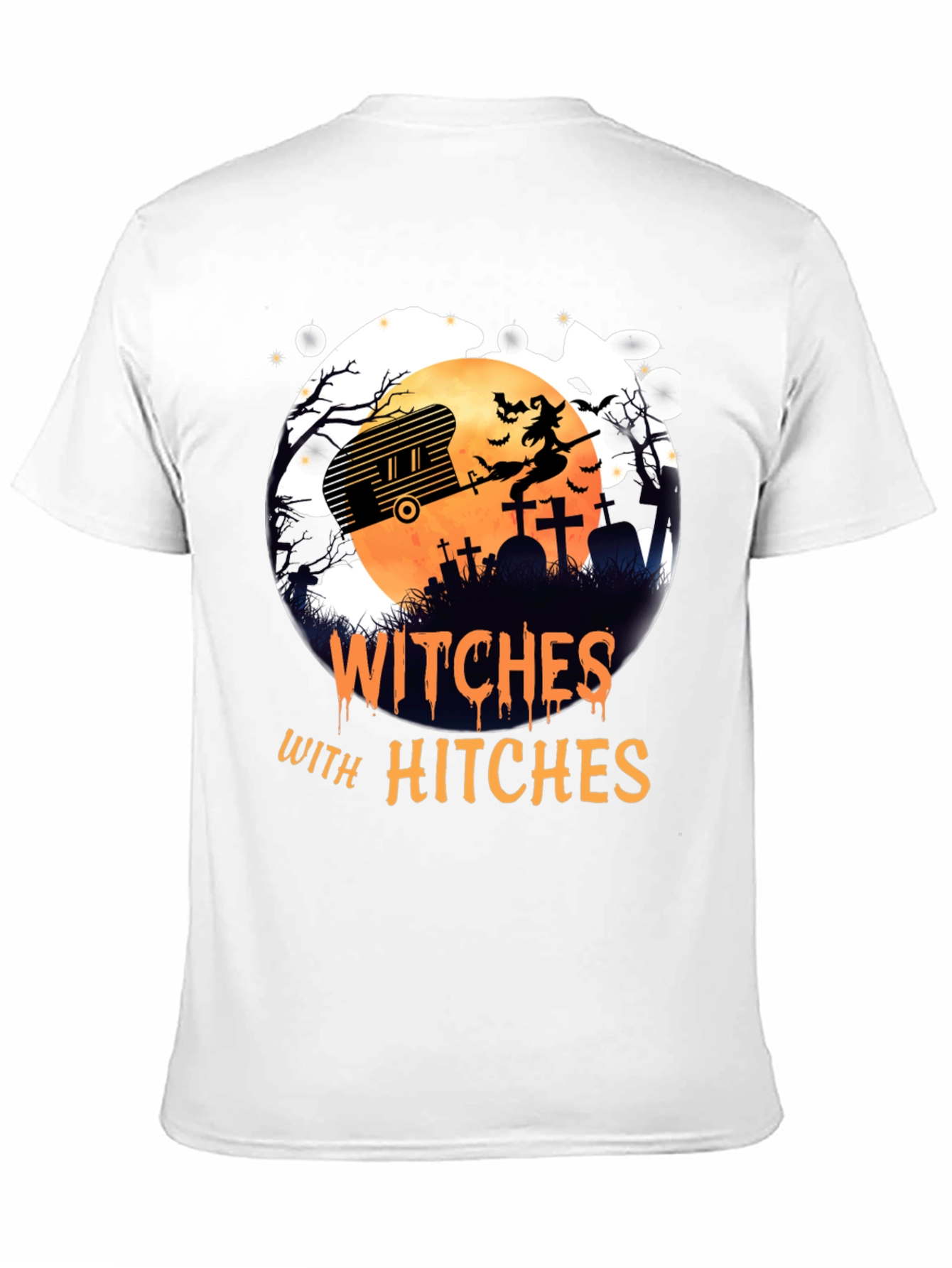 Witches with Hitches Halloween Graphic Tee