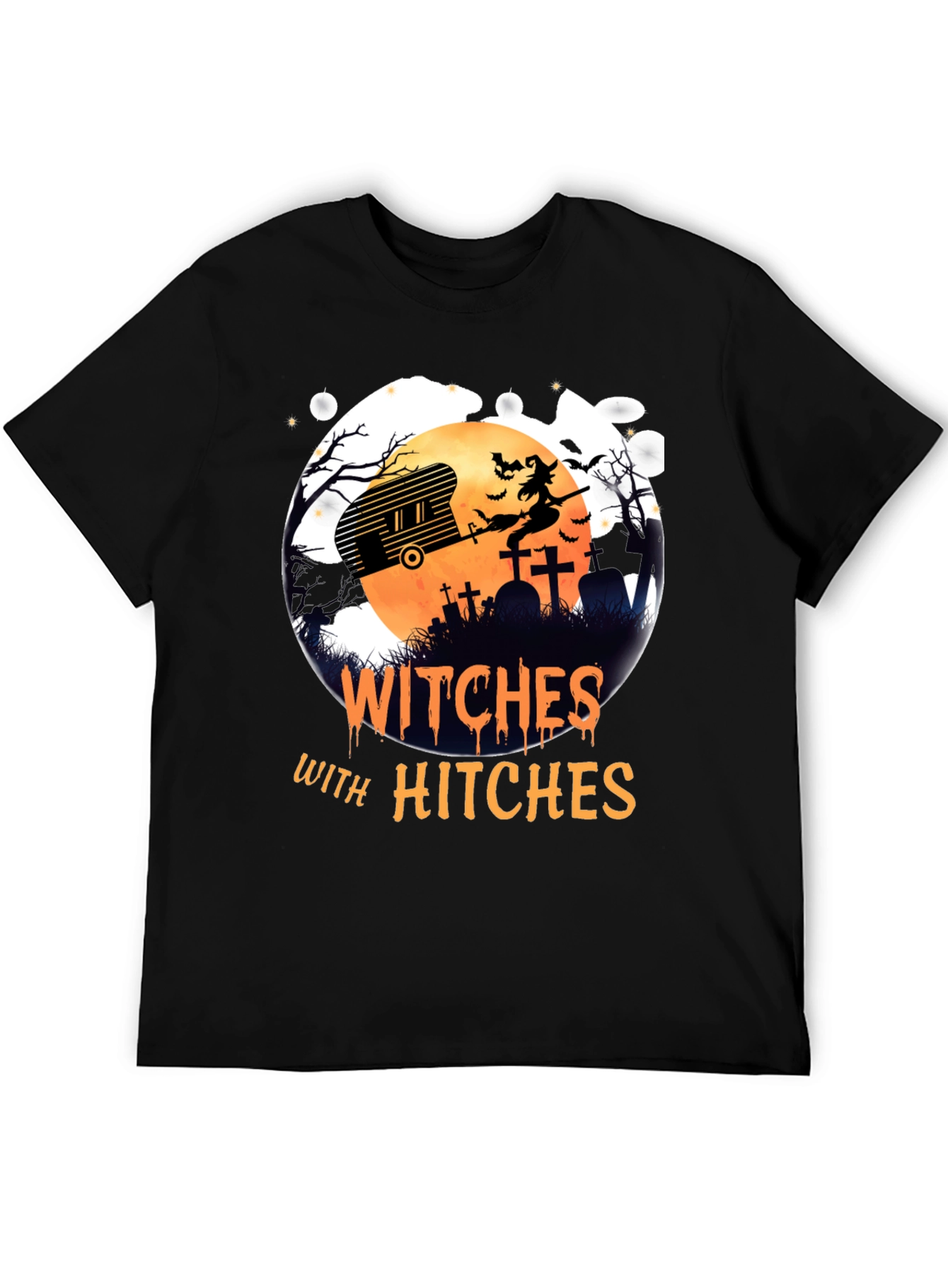 Witches with Hitches Halloween Graphic Tee