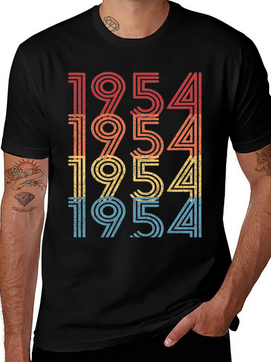 Retro 1954 Birthday Graphic T-Shirt