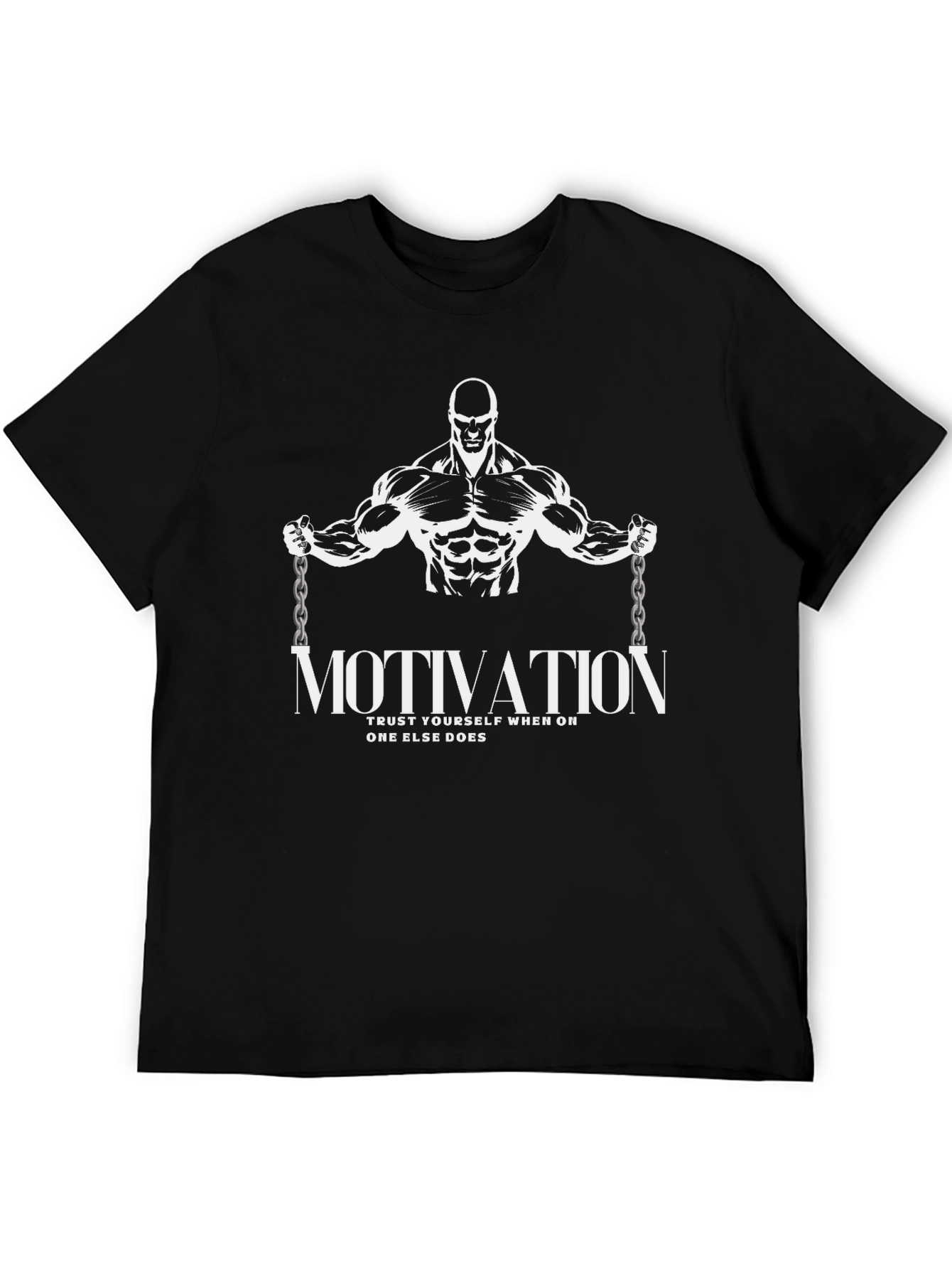 Motivational Gym T-Shirt - Trust Yourself Fitness Tee