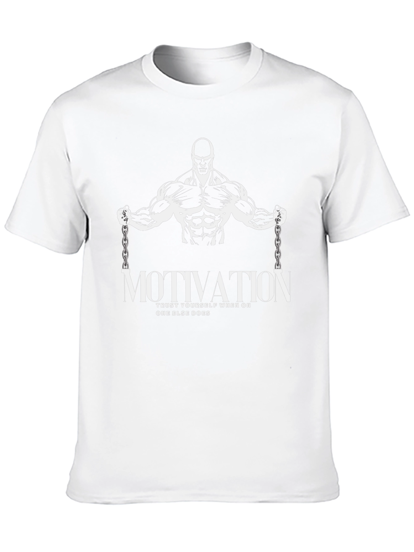 Motivational Gym T-Shirt - Trust Yourself Fitness Tee