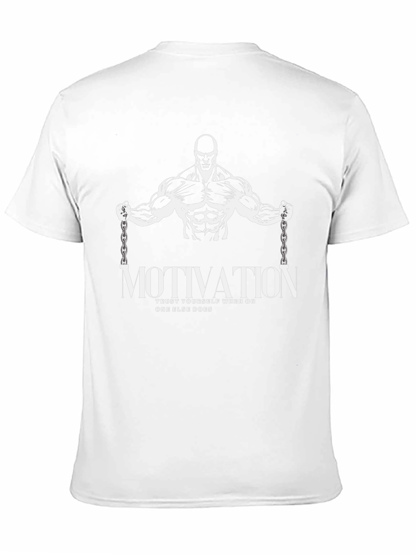 Motivational Gym T-Shirt - Trust Yourself Fitness Tee