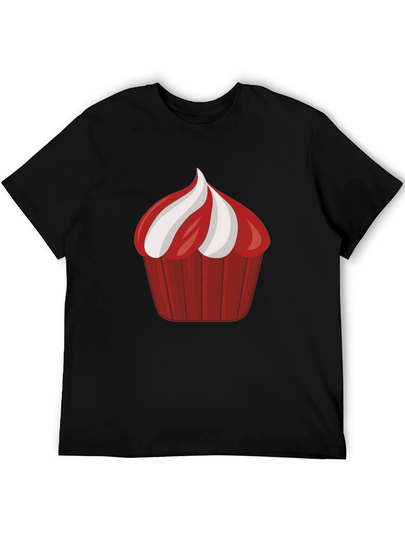 Cupcake Graphic Black Tee Shirt