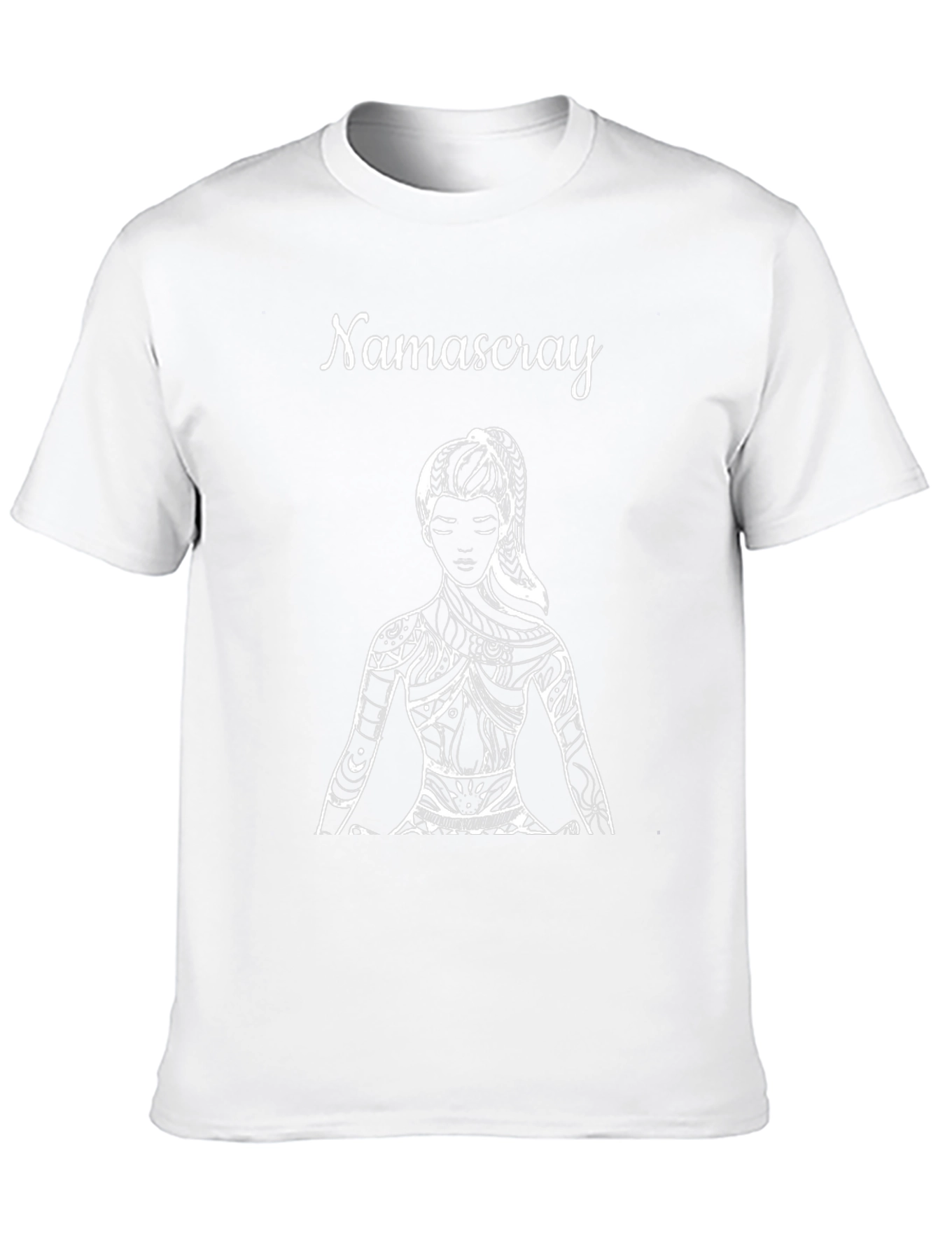 Namascray Yoga T-Shirt - Black Cotton