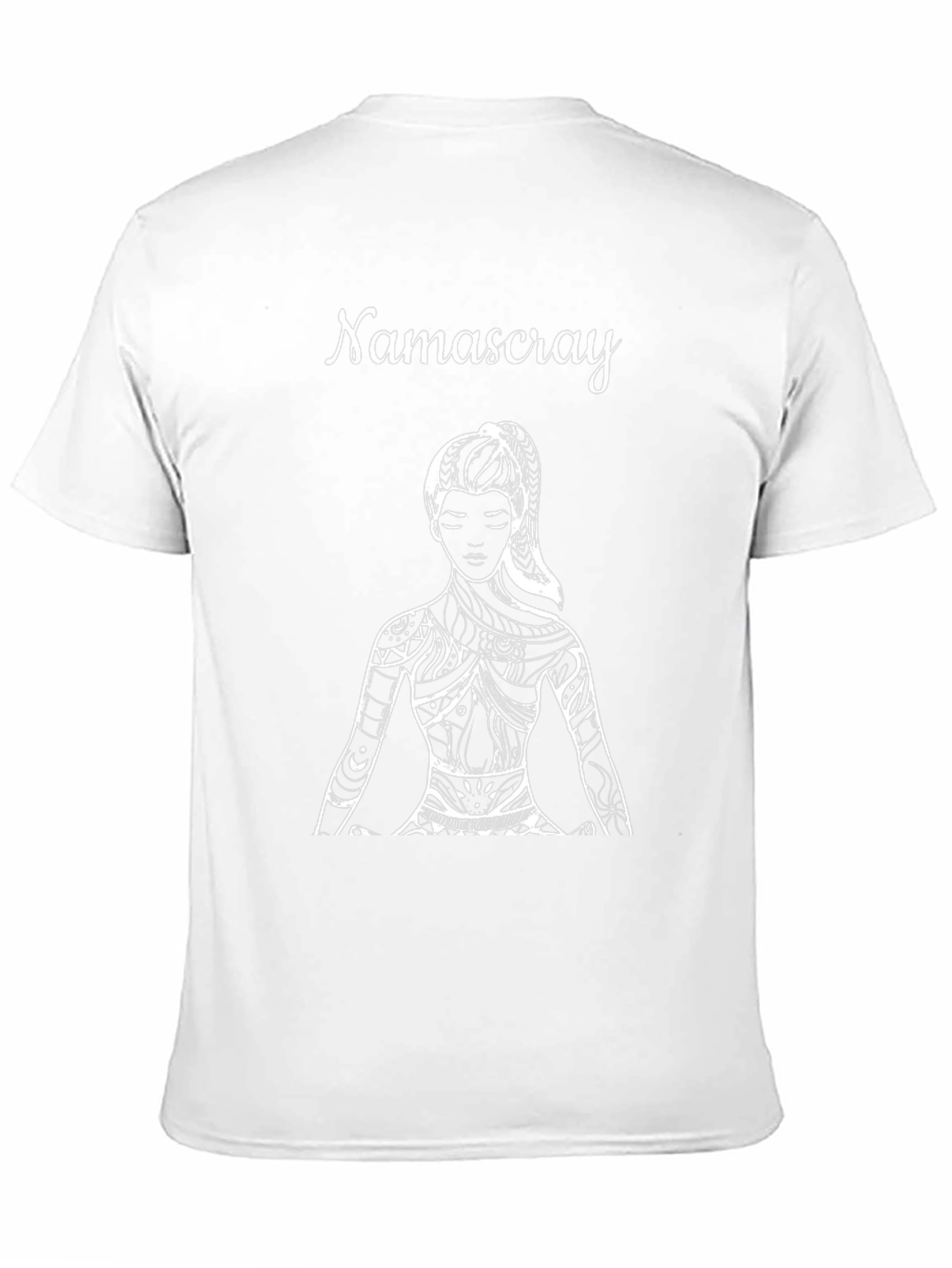 Namascray Yoga T-Shirt - Black Cotton