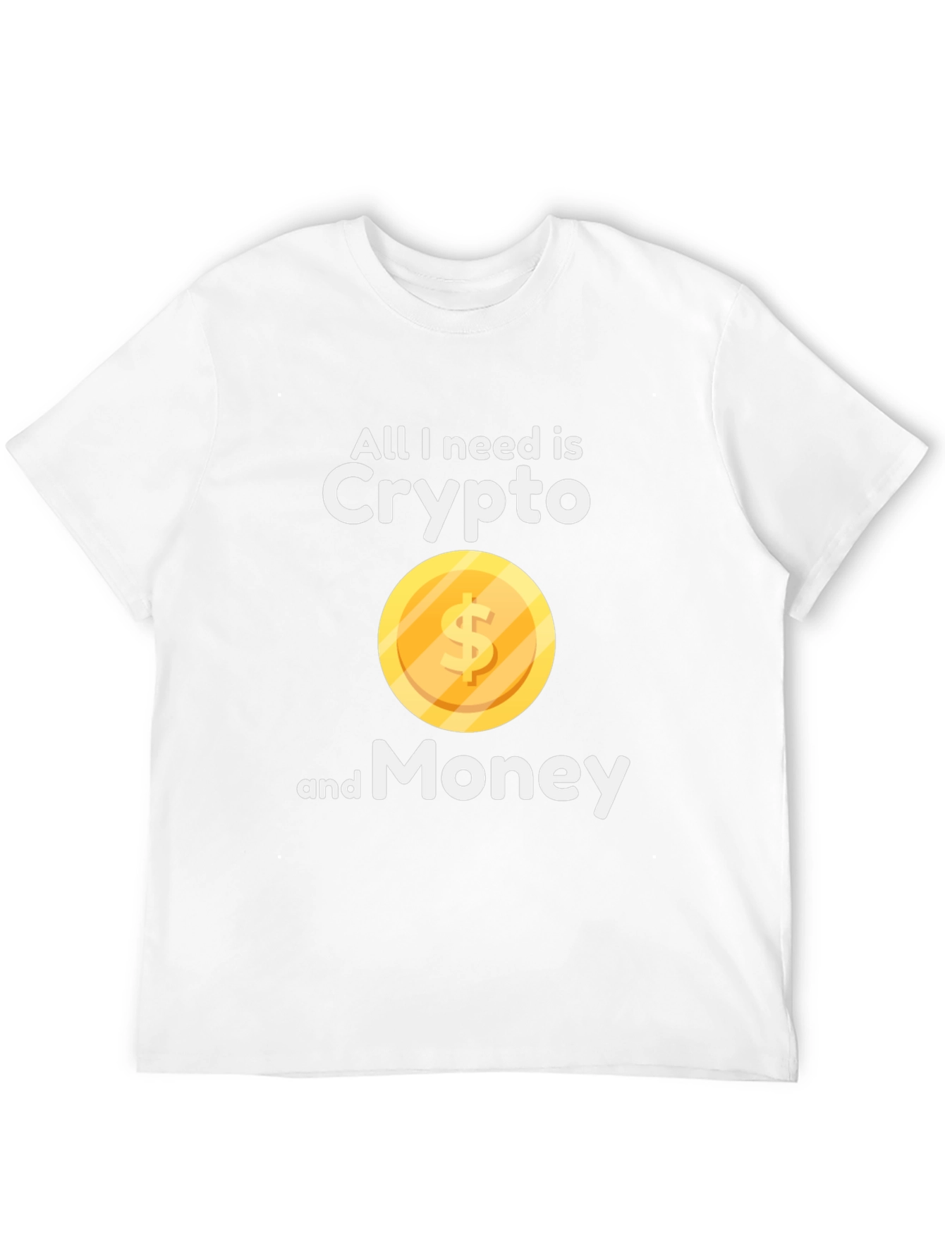 Crypto & Money Graphic Tee - Black