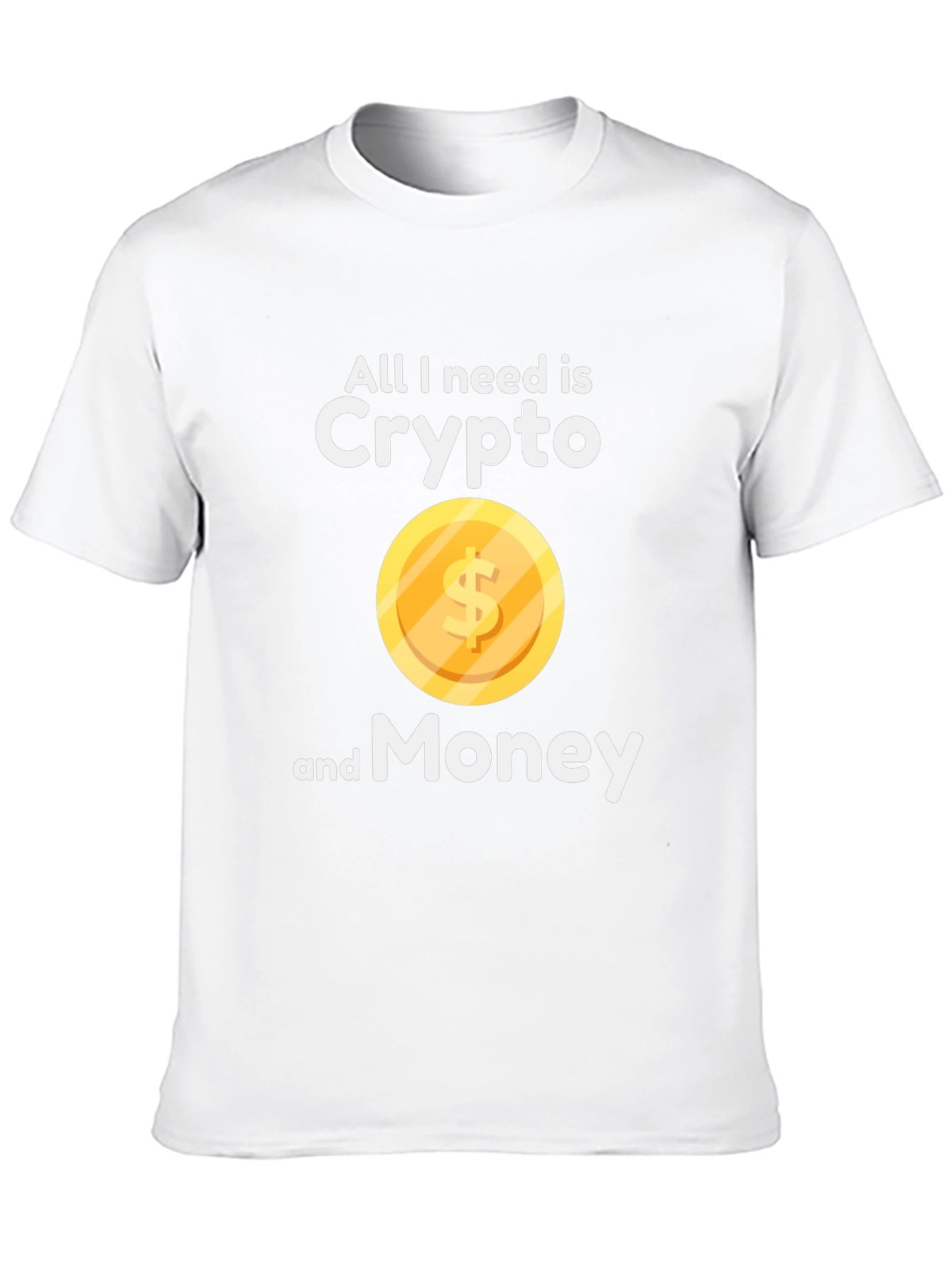 Crypto & Money Graphic Tee - Black