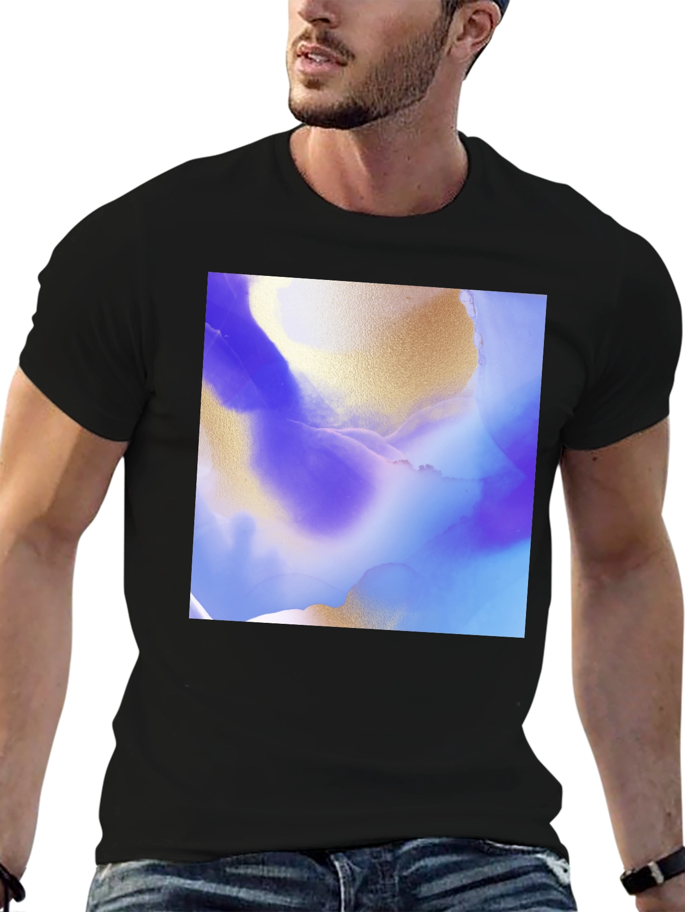Abstract Art Graphic T-Shirt - Modern Style
