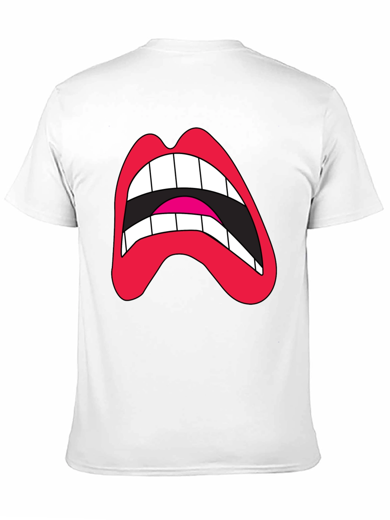 Loud Mouth Graphic Tee - Black Cotton Blend