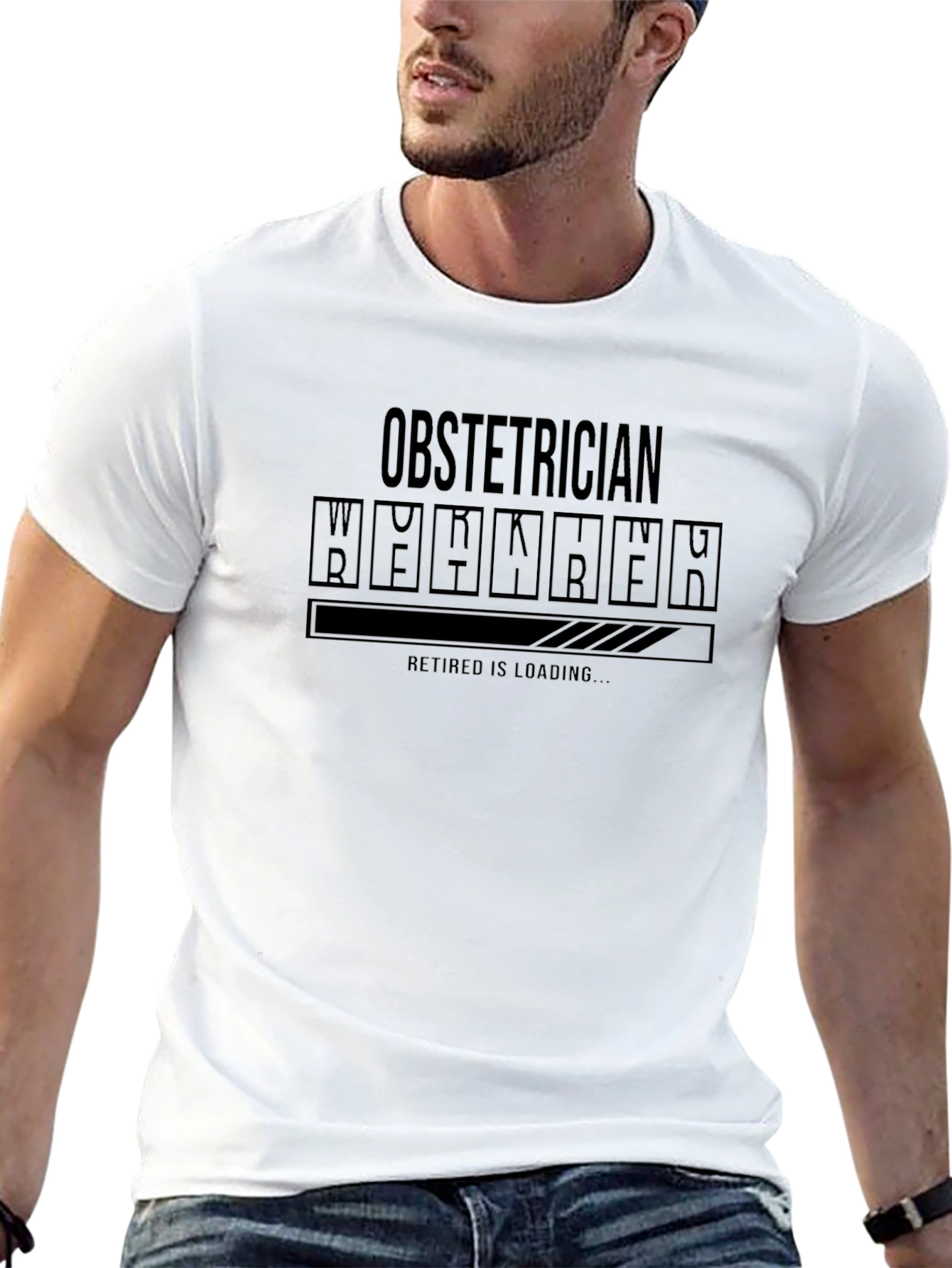 Obstetrician Retirement Loading T-Shirt