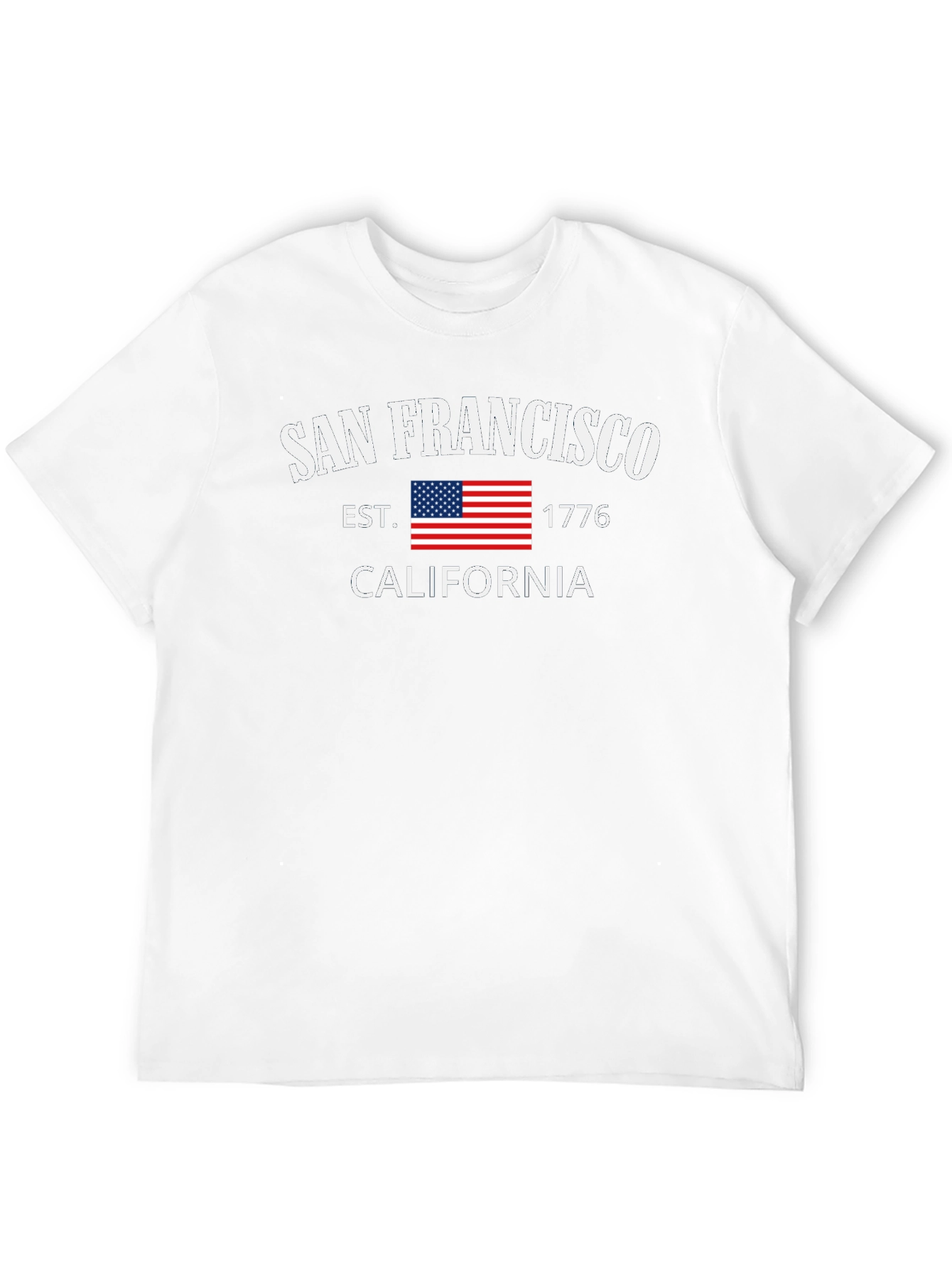 San Francisco California USA Flag T-Shirt