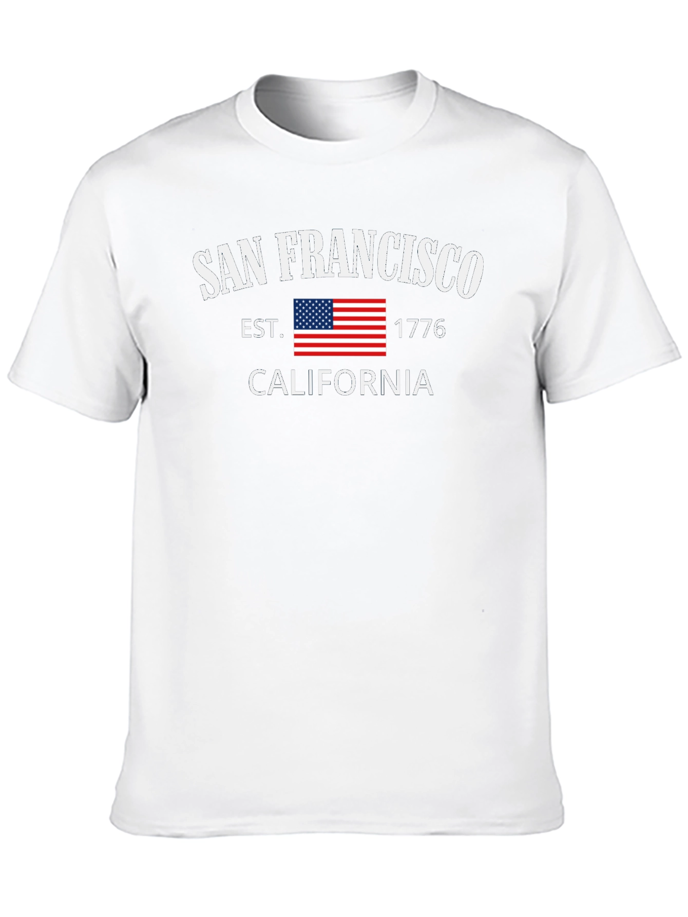 San Francisco California USA Flag T-Shirt