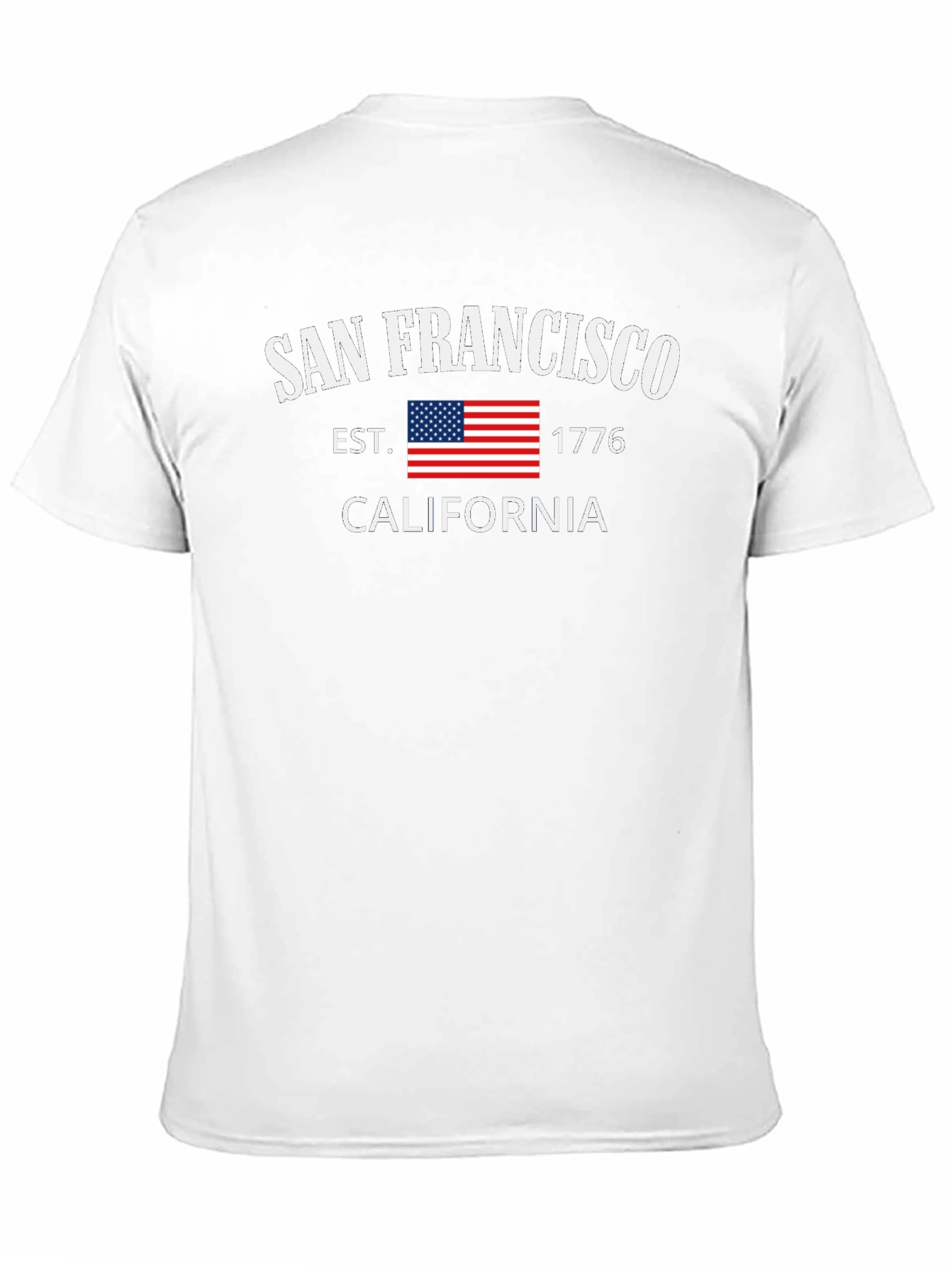 San Francisco California USA Flag T-Shirt